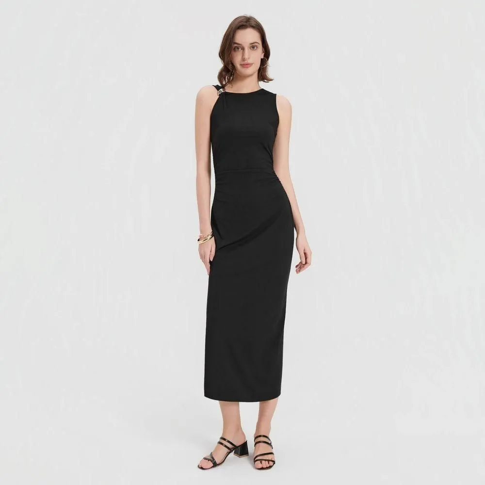 New without Tags - Women's Knit Maxi Dress - A New Day Black XS