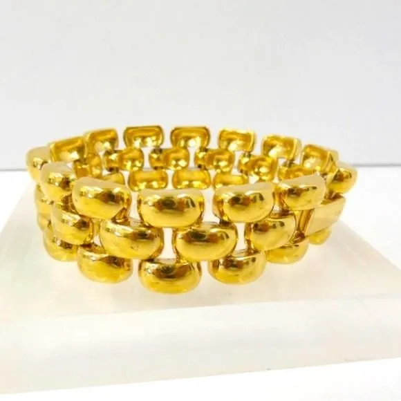 Product image for Vintage Nina Ricci 24K Gold Plated Bracelet