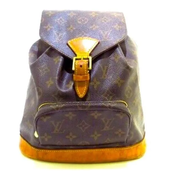 Product image for Louis Vuitton Backpack, Montsouris Mm M51136 Monogram Sp1000 Backpack