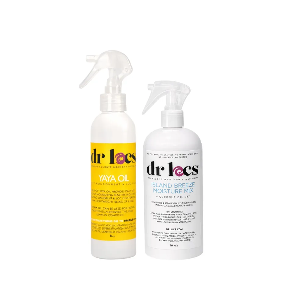 Island Breeze Moisture Mix (16 oz) & Yaya Oil (8oz)