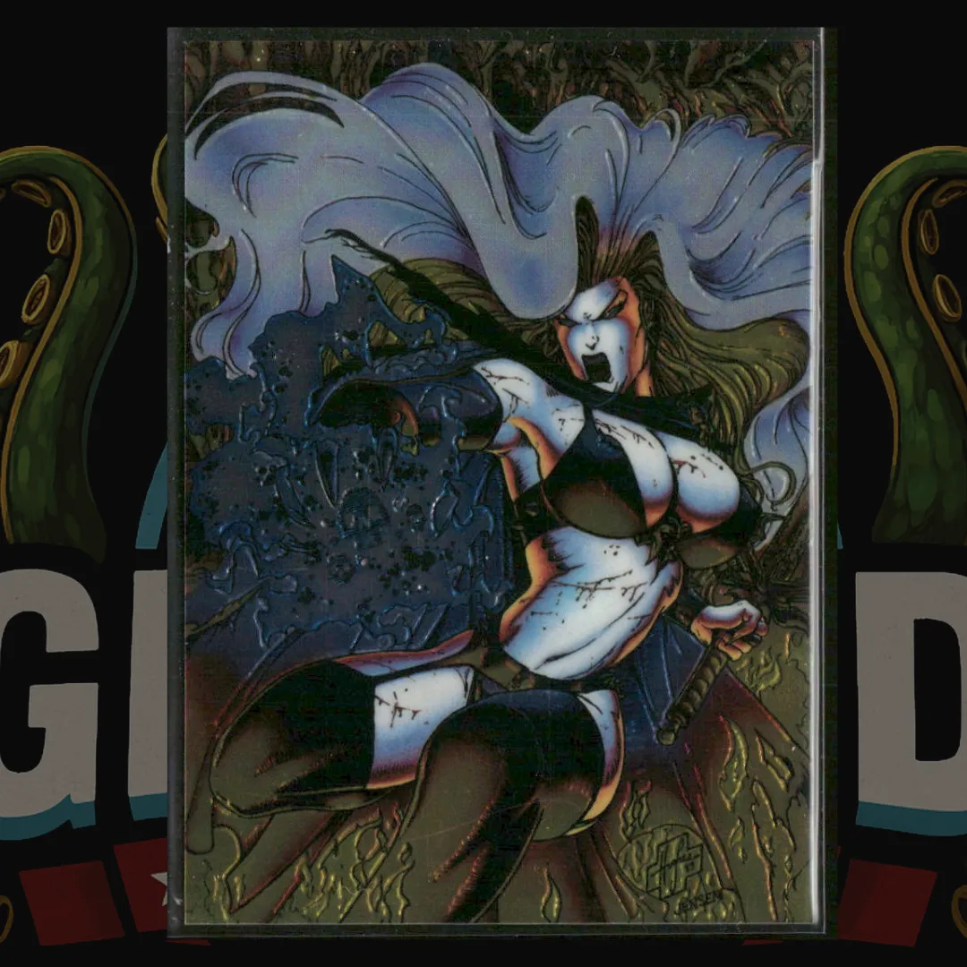 1994 Lady Death Chromium Series 1 Card 40 Cover Lady Death 3