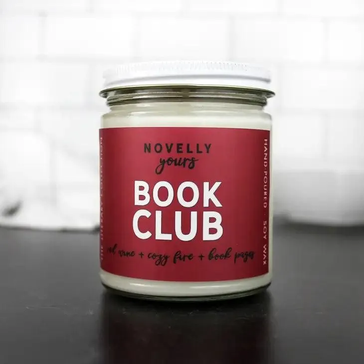 Book Club Candle from Novelly Yours