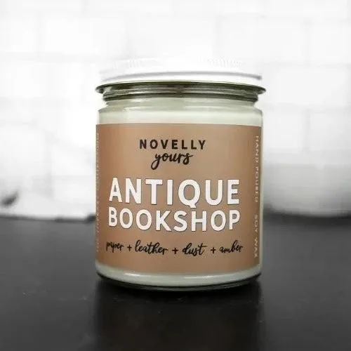 Antique Bookshop Candle from Novelly Yours