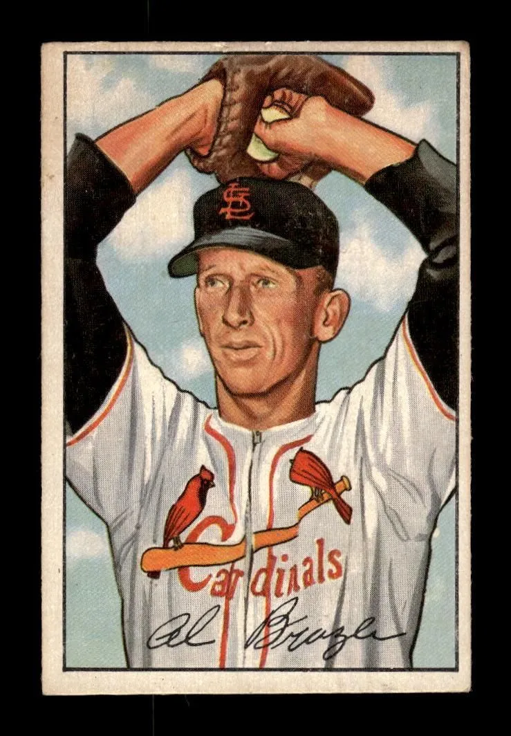1952 Bowman #134 Al Brazle St. Louis Cardinals G/VG 10012293