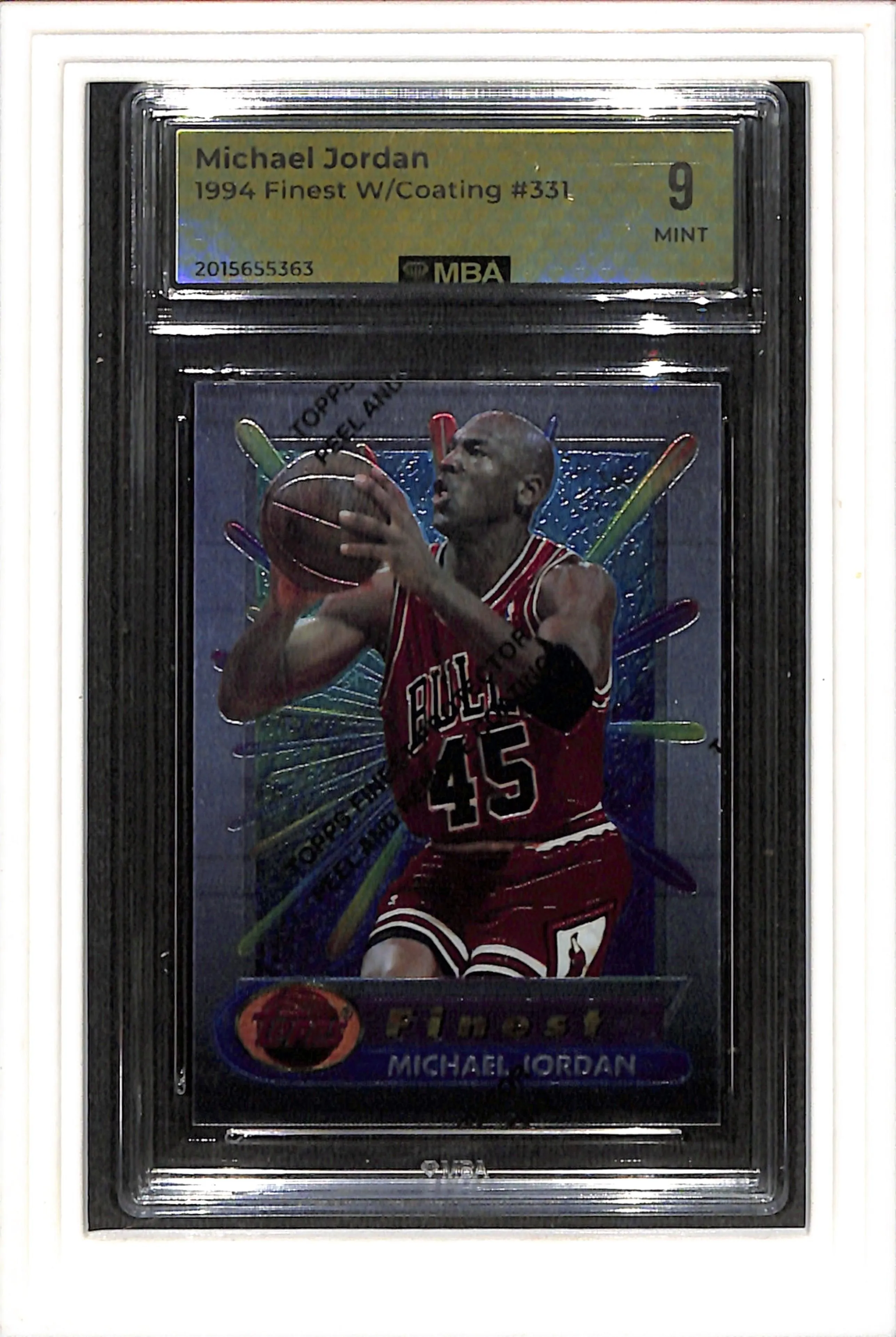 1994-95 Finest #331 Michael Jordan MBA 9 SN 2015655363