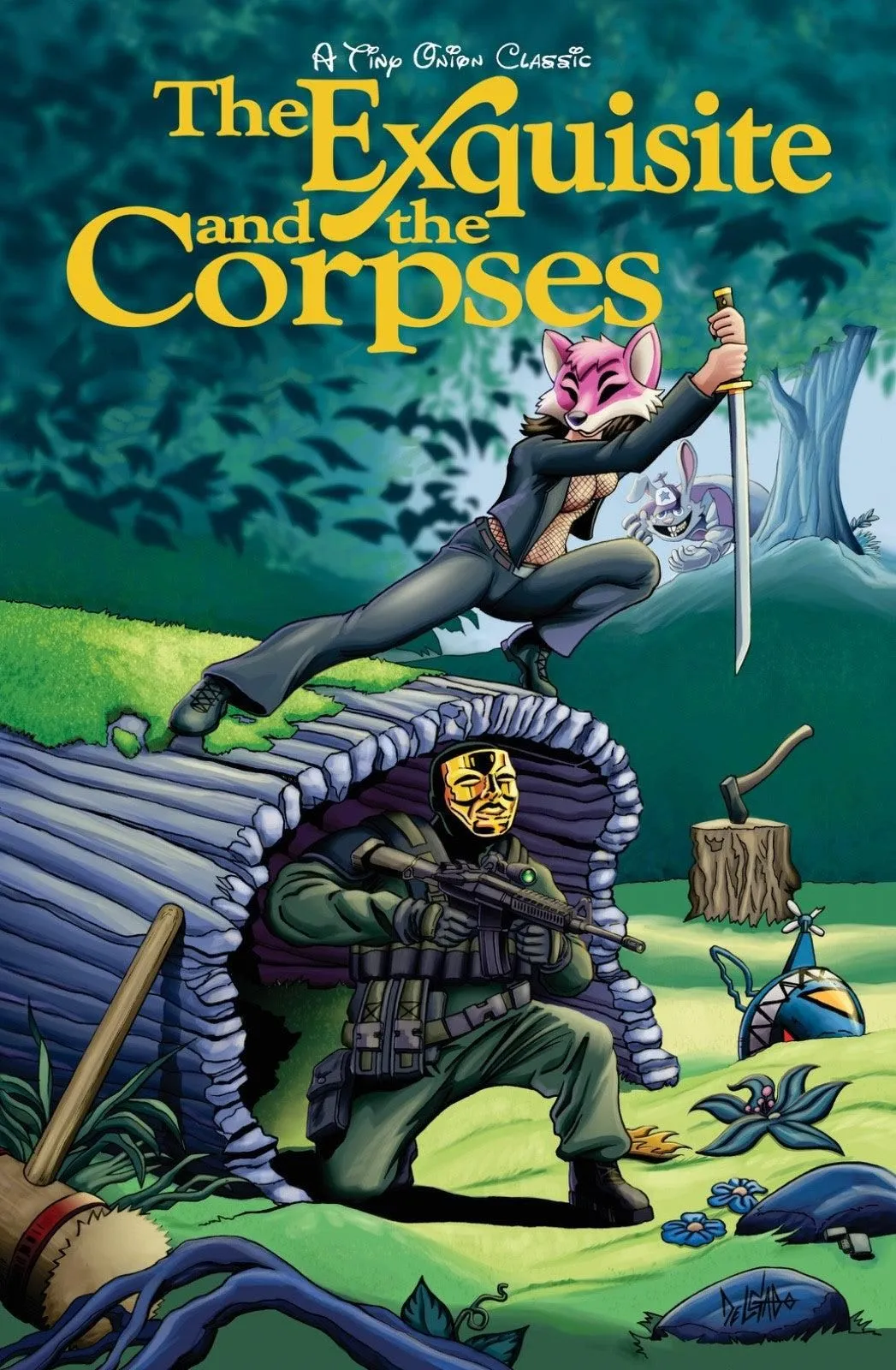 EXQUISITE CORPSES #11 MEGACON EXCLUSIVES FOX & HOUND HOMAGE - DELGADO LTD 500