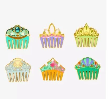 Disney Princess Combs  Mystery Blind Box Pins - Loungefly  - CMPOP Exclusive