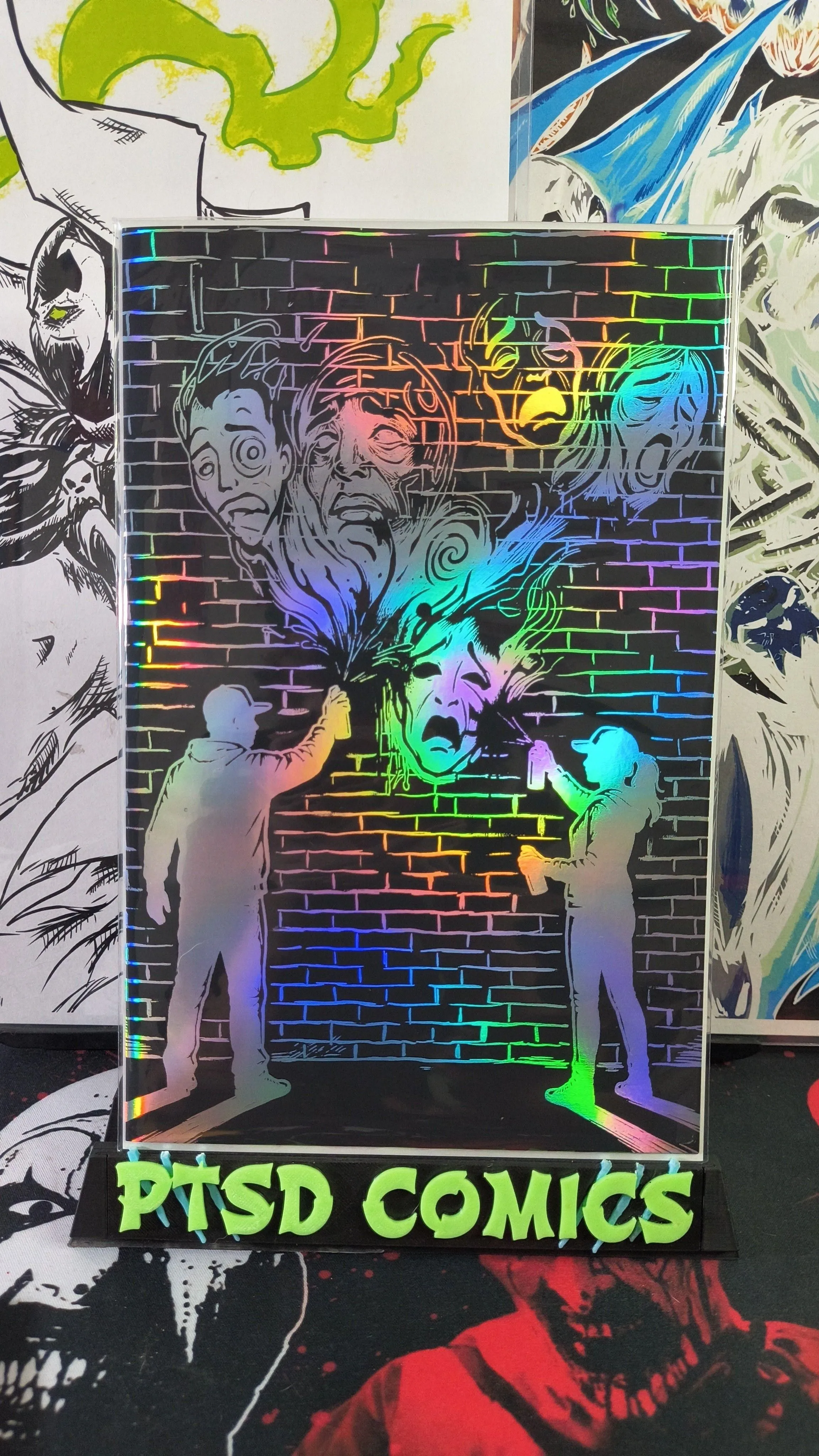 EXCLUSIVE MENTAL HEALTH AWARENESS ARTBOOK BY ELLE PETROVICH HOLOFOIL SOFT TOUCH