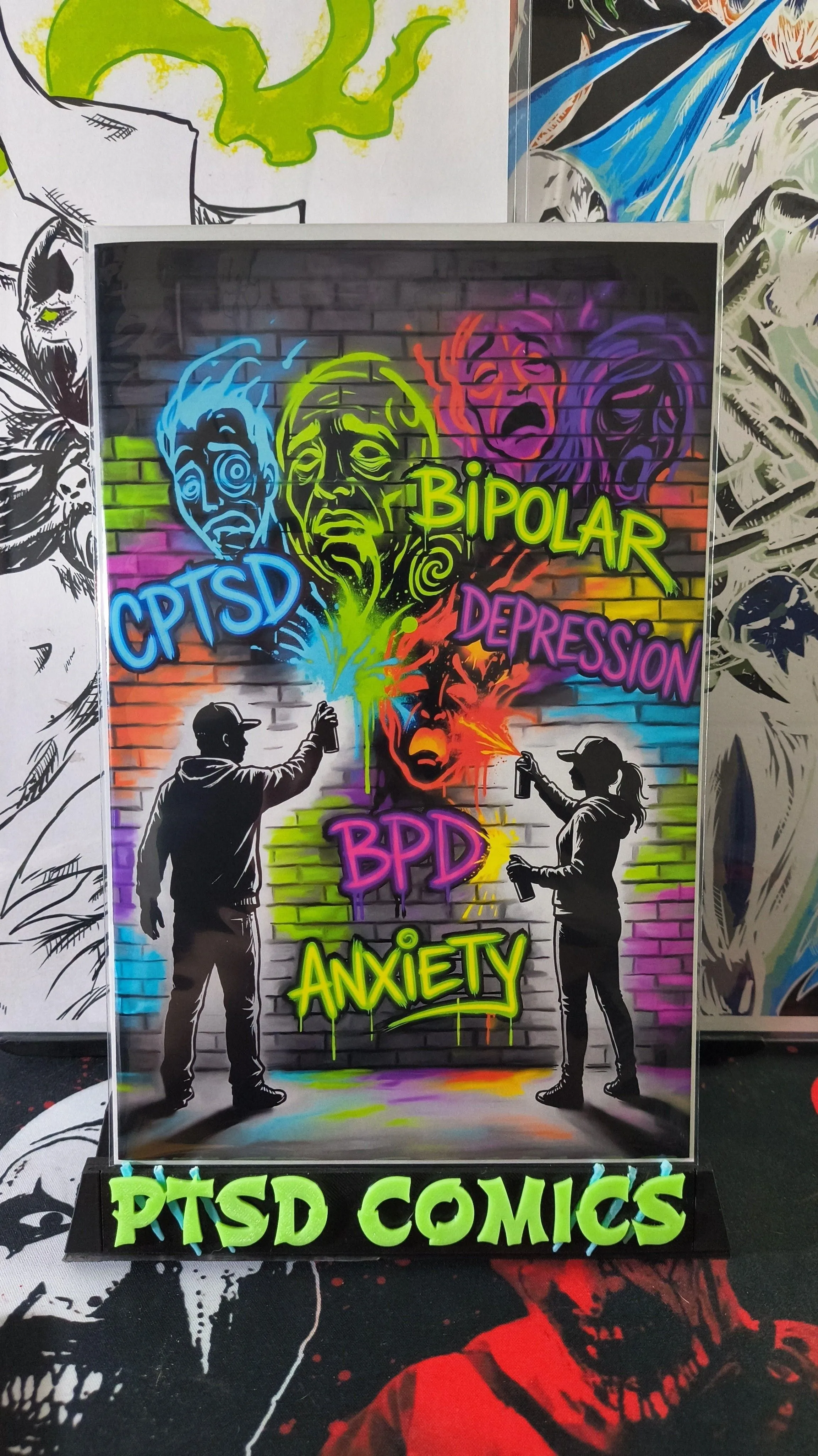 EXCLUSIVE MENTAL HEALTH AWARENESS ARTBOOK BY ELLE PETROVICH CVR A