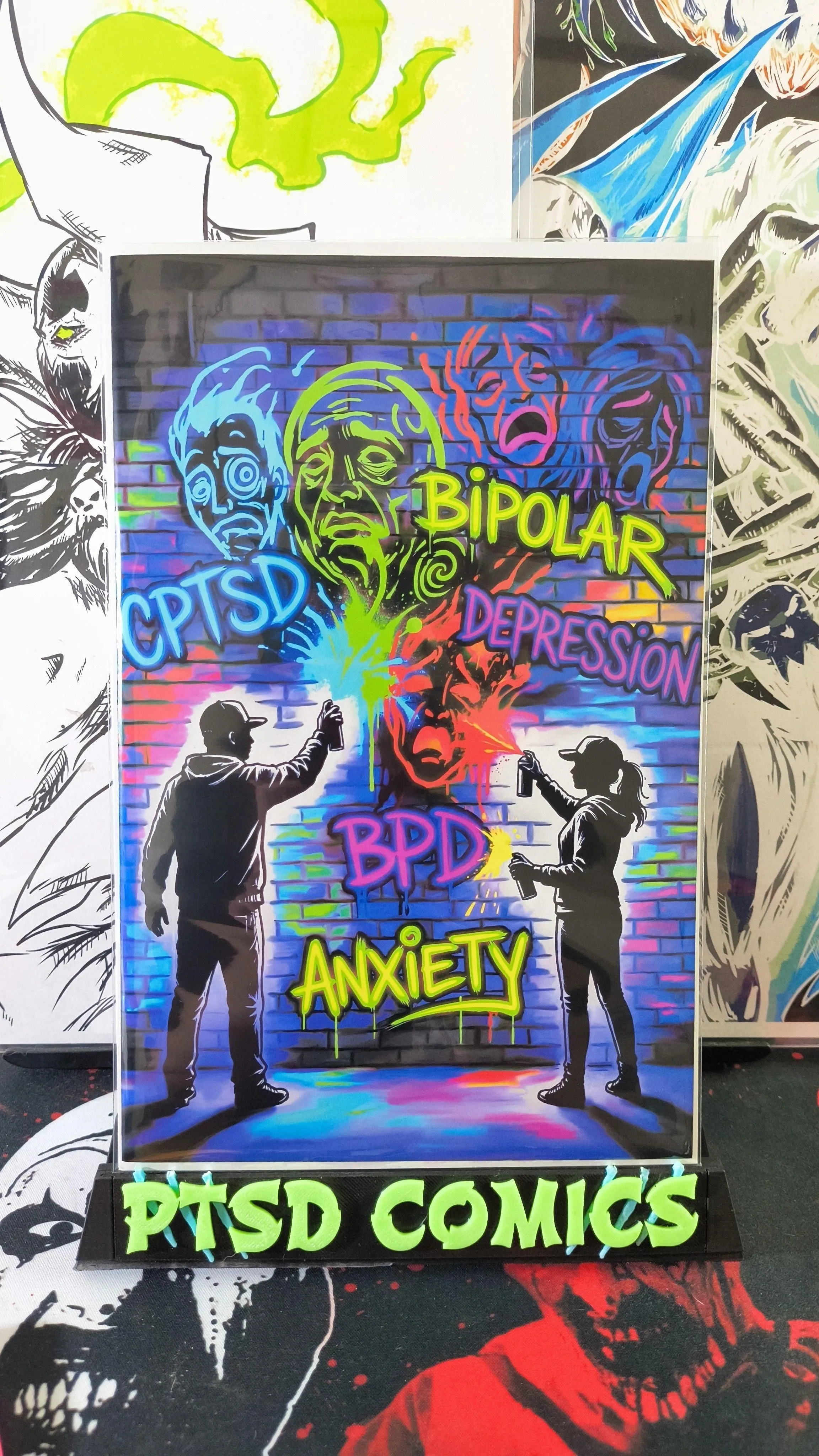 EXCLUSIVE MENTAL HEALTH AWARENESS ARTBOOK BY ELLE PETROVICH CVR B