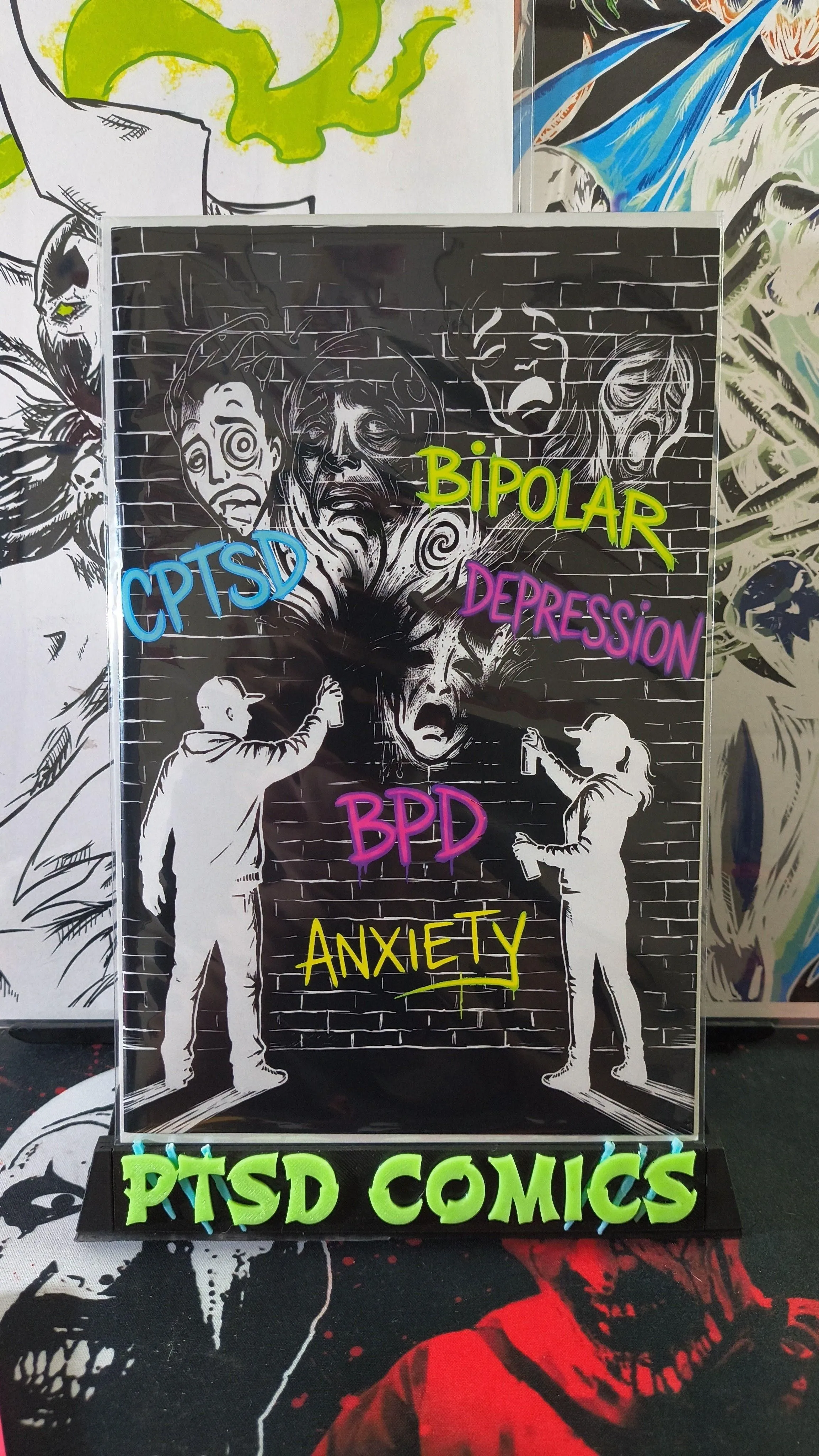 EXCLUSIVE MENTAL HEALTH ARTBOOK ELLE PETROVICH CVR C