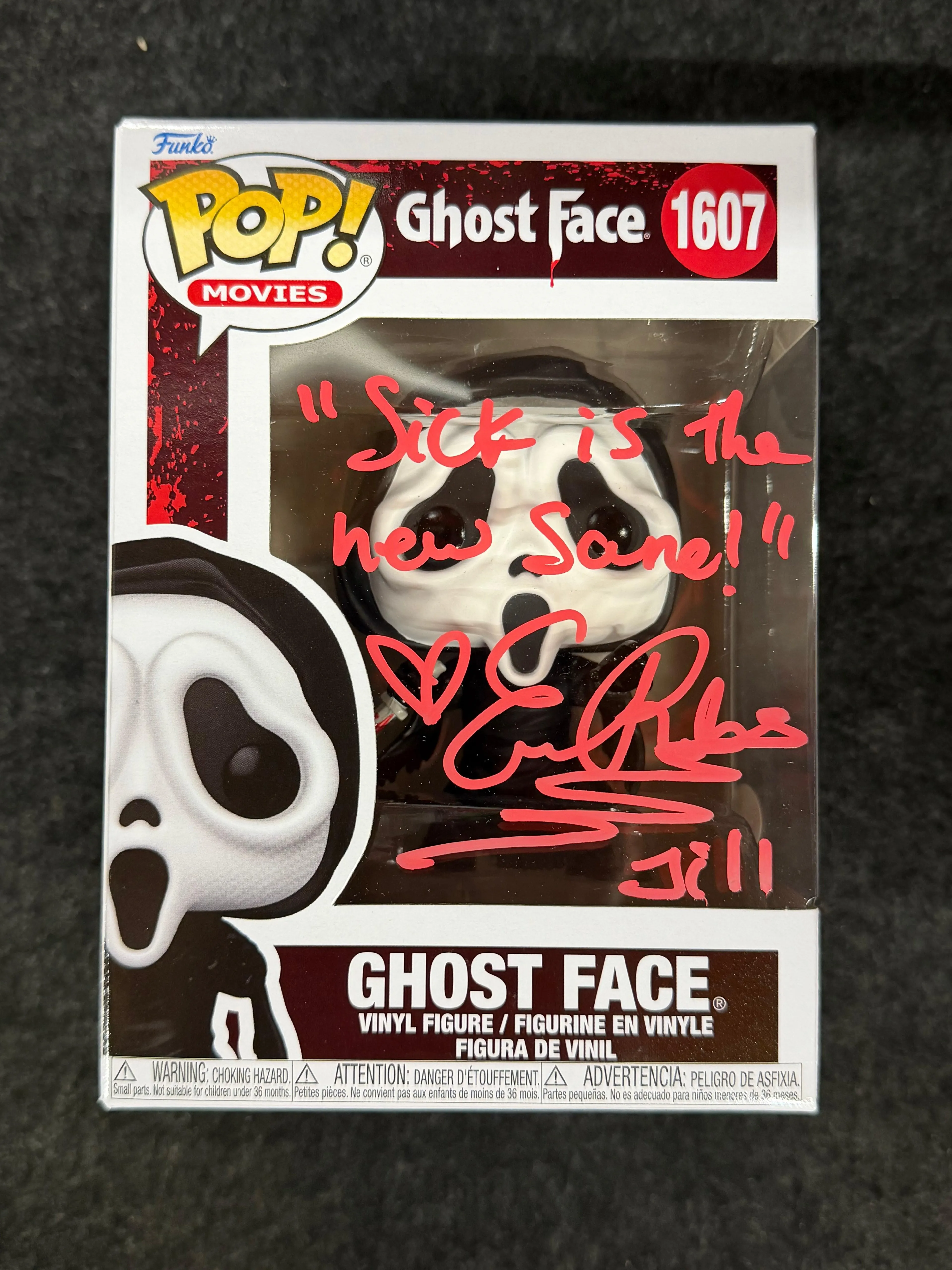 Emma Roberts Signed Ghost Face #1607 Funko W QUOTE - JSA Witnessed