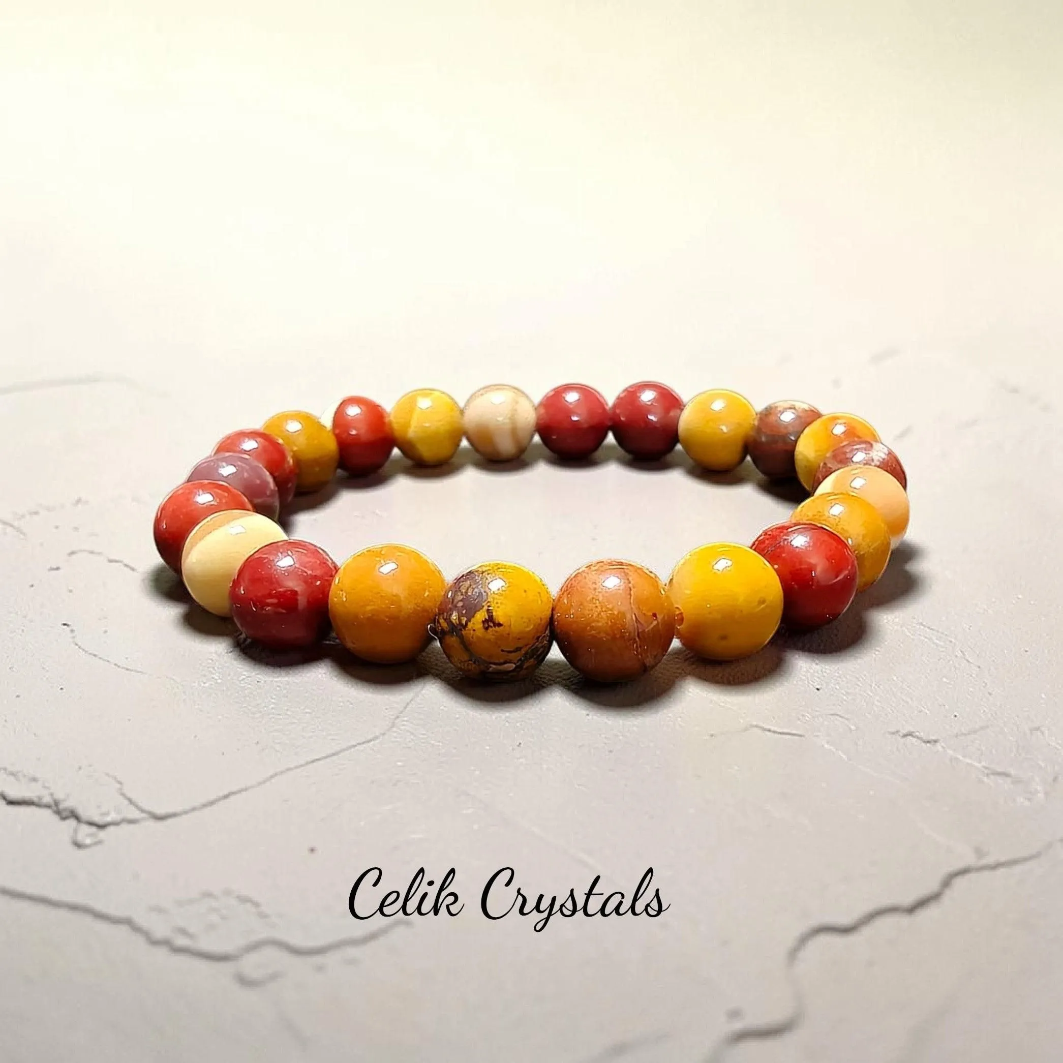 Mookaite Bracelet 8mm Unisex