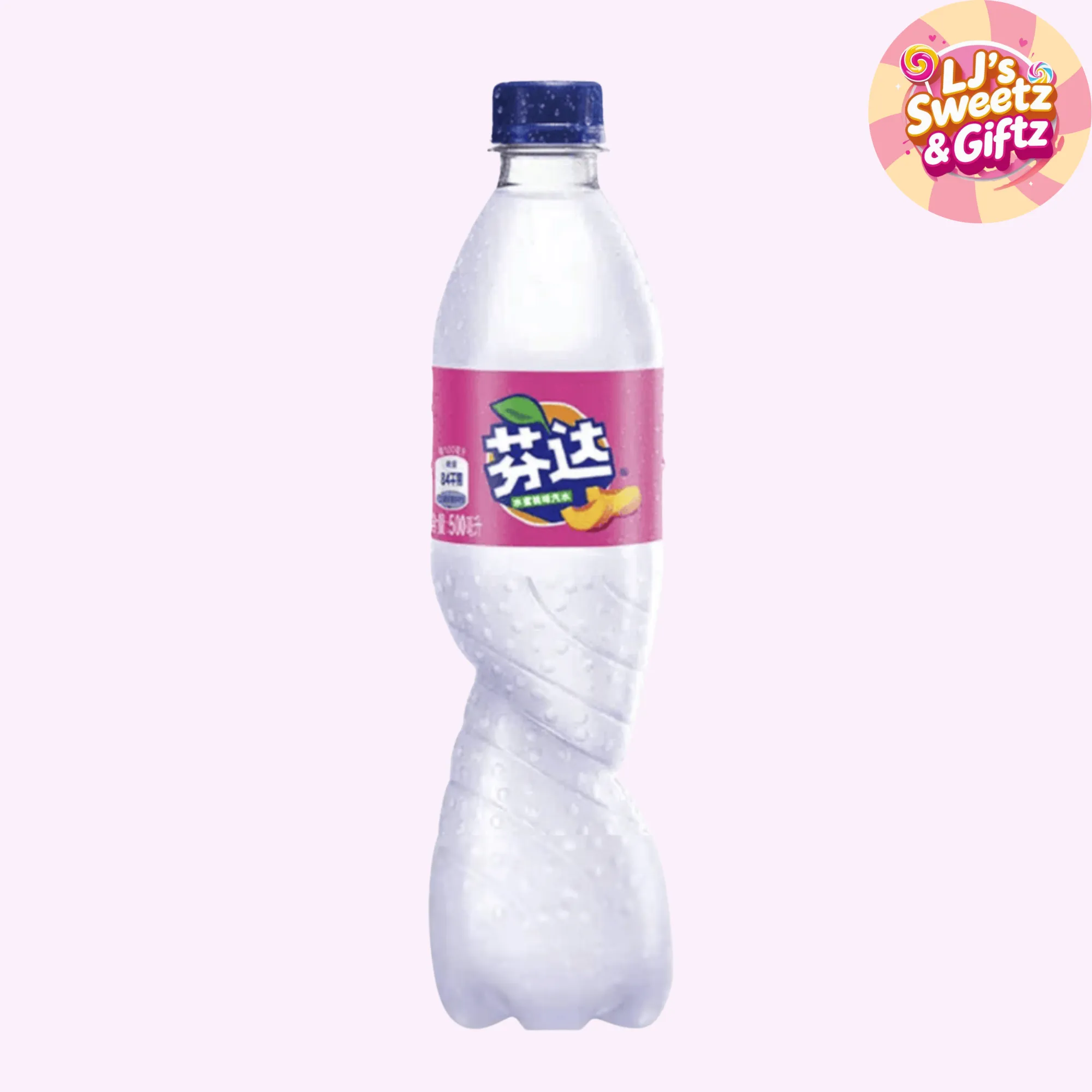 Fanta White Peach (China) 500ml Bottle