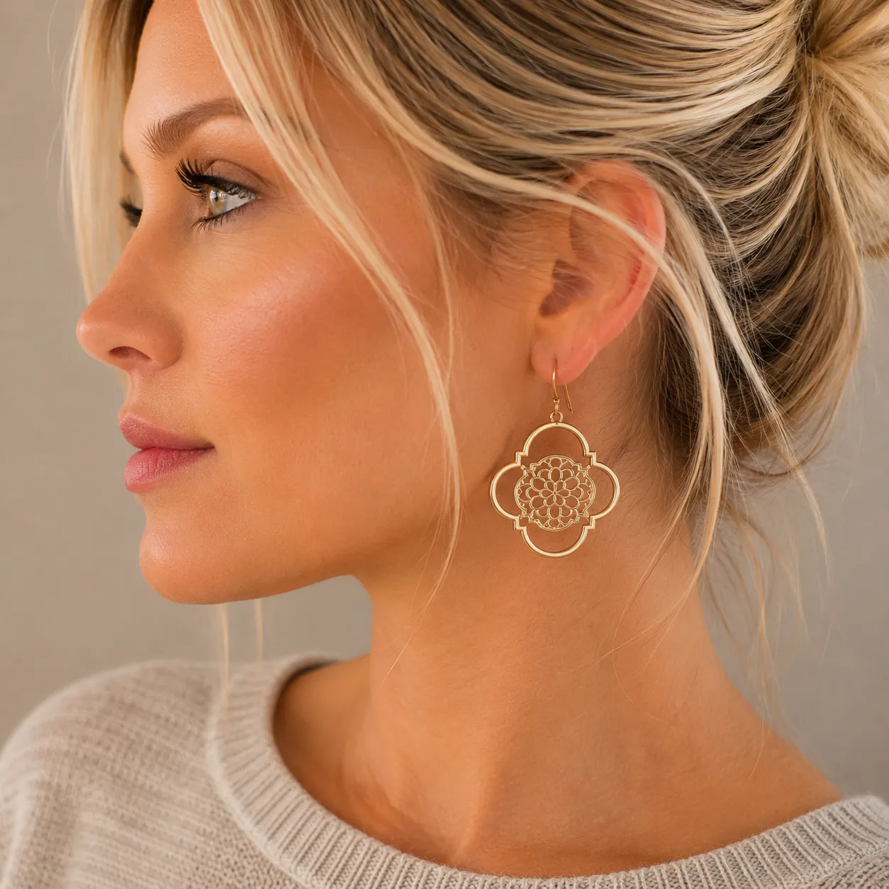 So Into You Lasercut Irish Clover Earrings