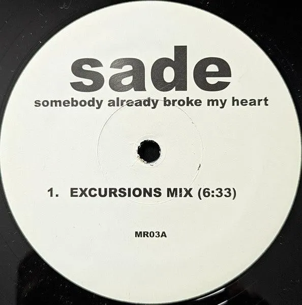 Sade - Somebody Already Broke My Heart (12", Unofficial)