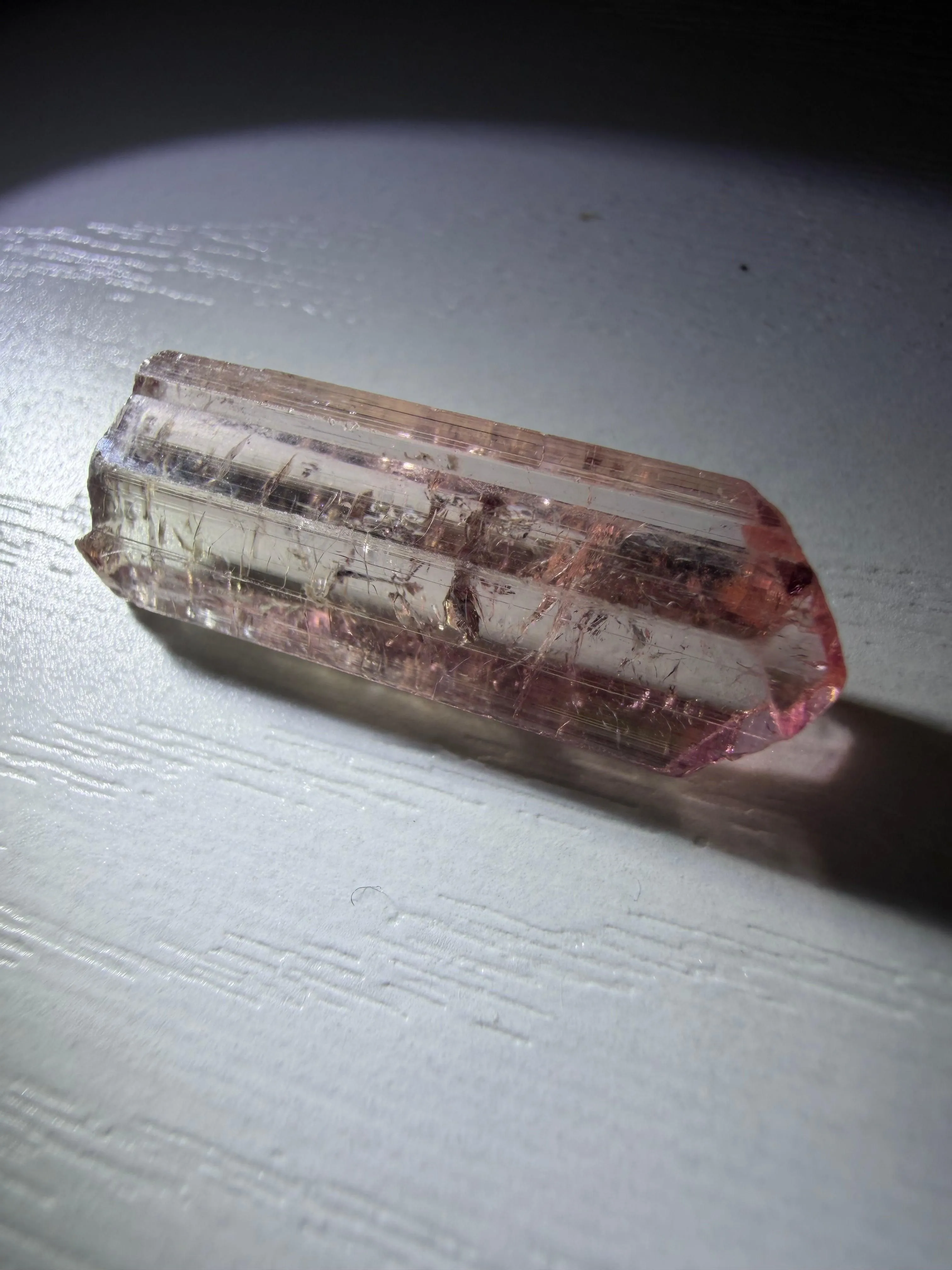 Baby Blue-to-Pink Tourmaline Crystal | Rubaya, DRC 2025