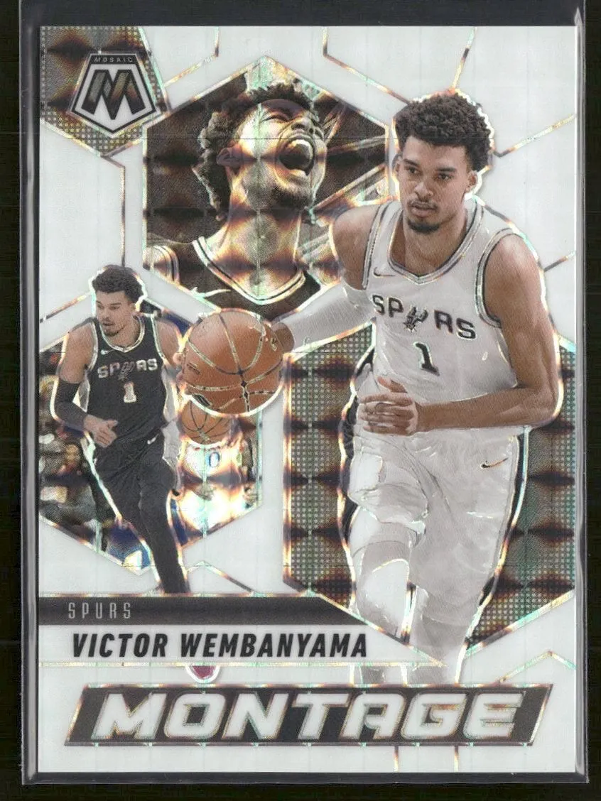 2024-25 Panini Mosaic White Mosaic Victor Wembanyama #/25 #288