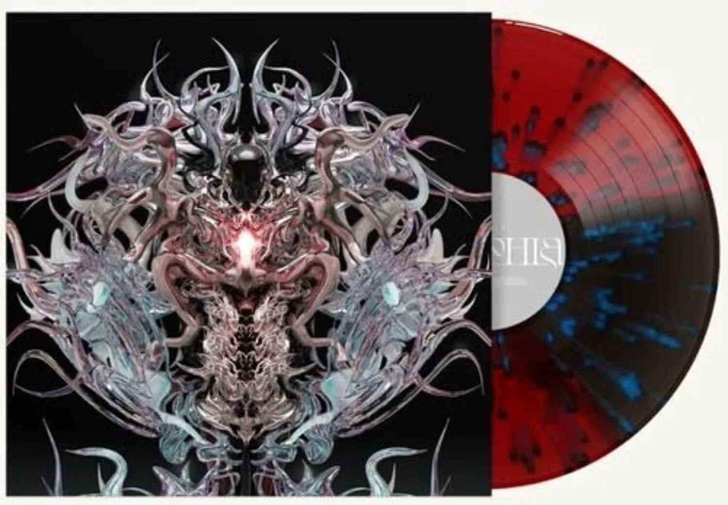 Polyphia - Remember That You Will Die [Red & Black Ice Quad w/ Blue Splatter]