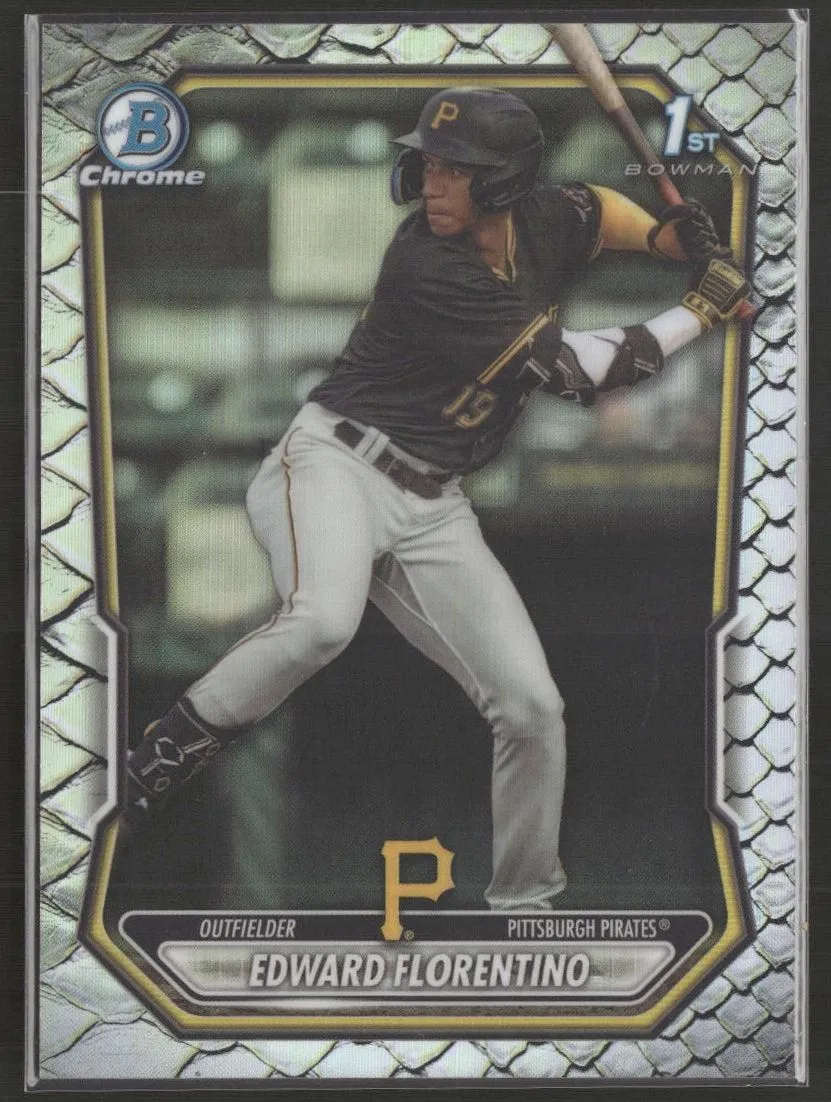 2026 Bowman Chrome Prospects Reptilian Refractor Edward Florentino #BCP-82