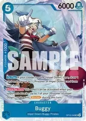 One Piece Card Game - The Time of Battle - Buggy (048) - OP16-048 - Foil