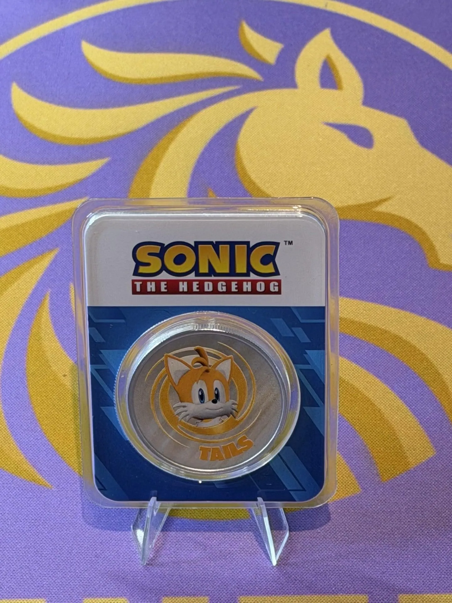 SONIC - 2023 Tails Colorized 1 oz Silver Round – With TEP