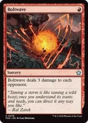 Magic: The Gathering - Foundations - Boltwave - Normal