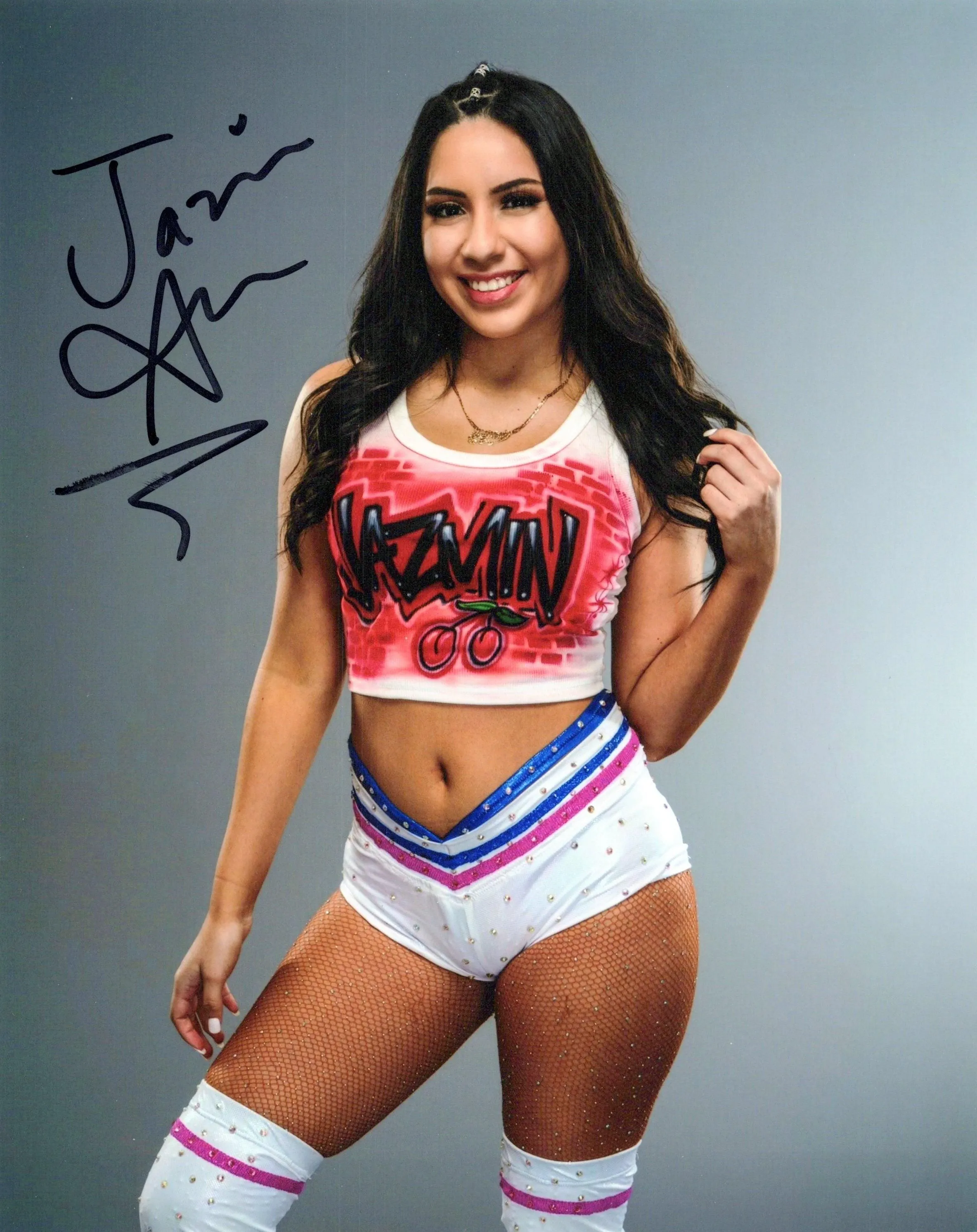 Jazmin Allure (8x10) TNA photo signed auto autographed