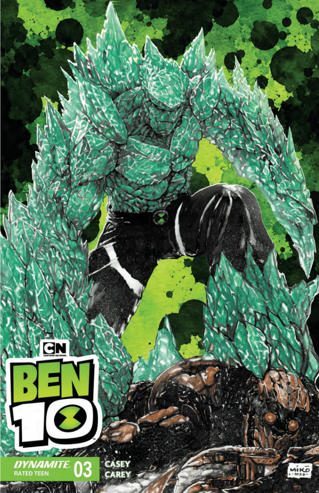 BEN 10 #3 DIAMONDHEAD EXCLUSIVE VARIANT