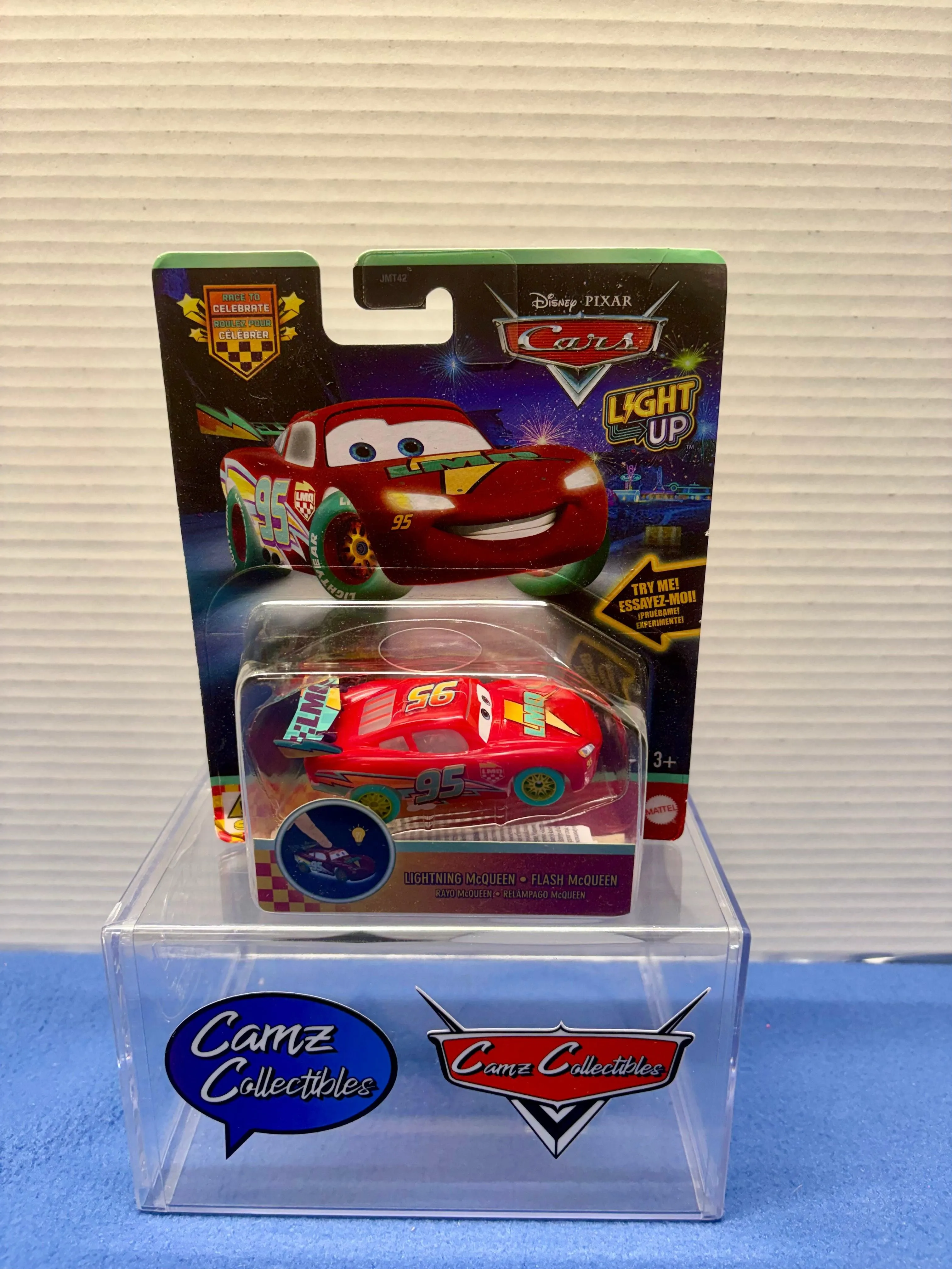 Disney Pixar Cars Race to Celebrate Light Up Lightning McQueen
