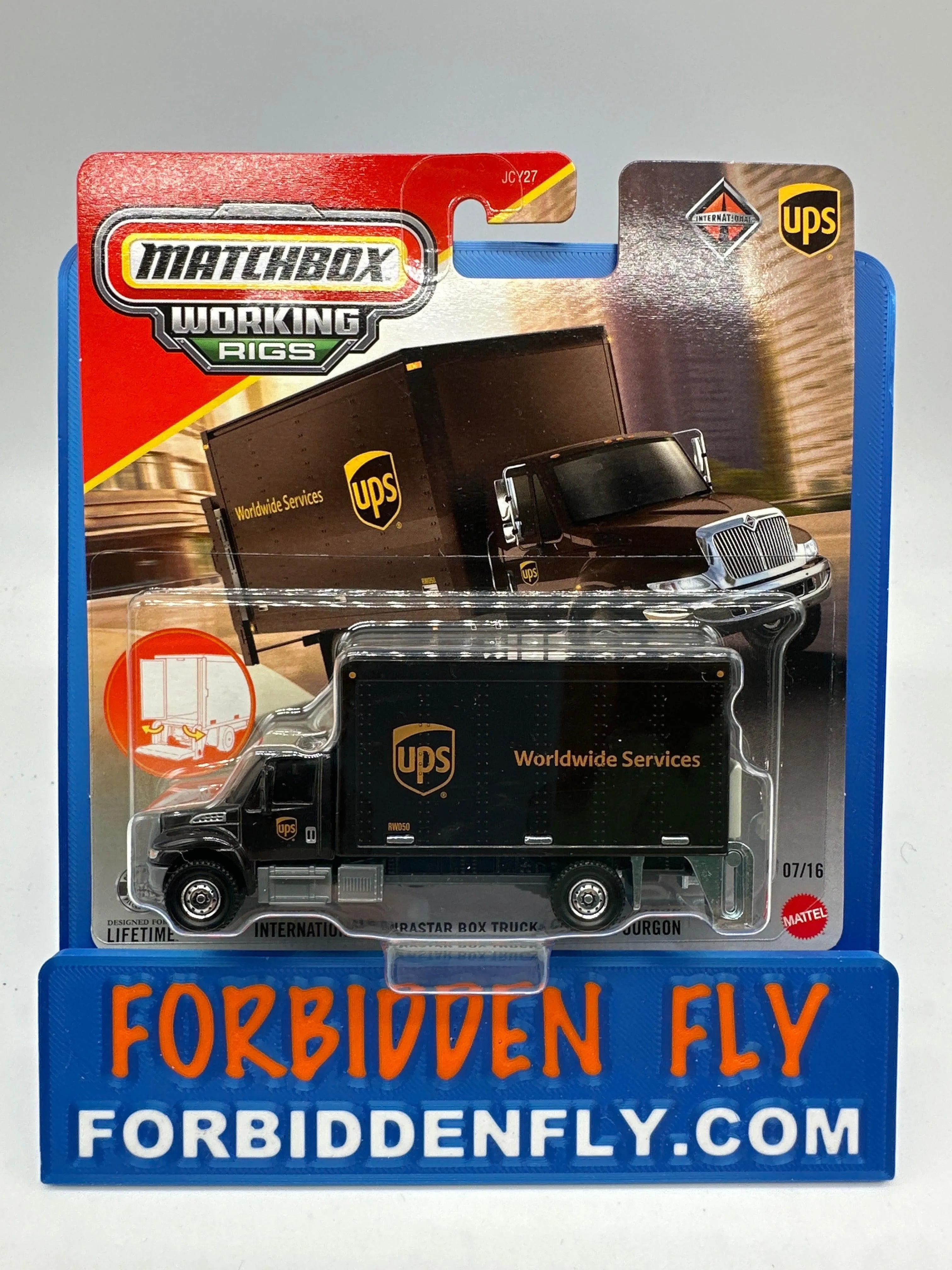 Matchbox Working Rigs - 2026 Release #7/16 - International DuraStar Box Truck UPS Truck