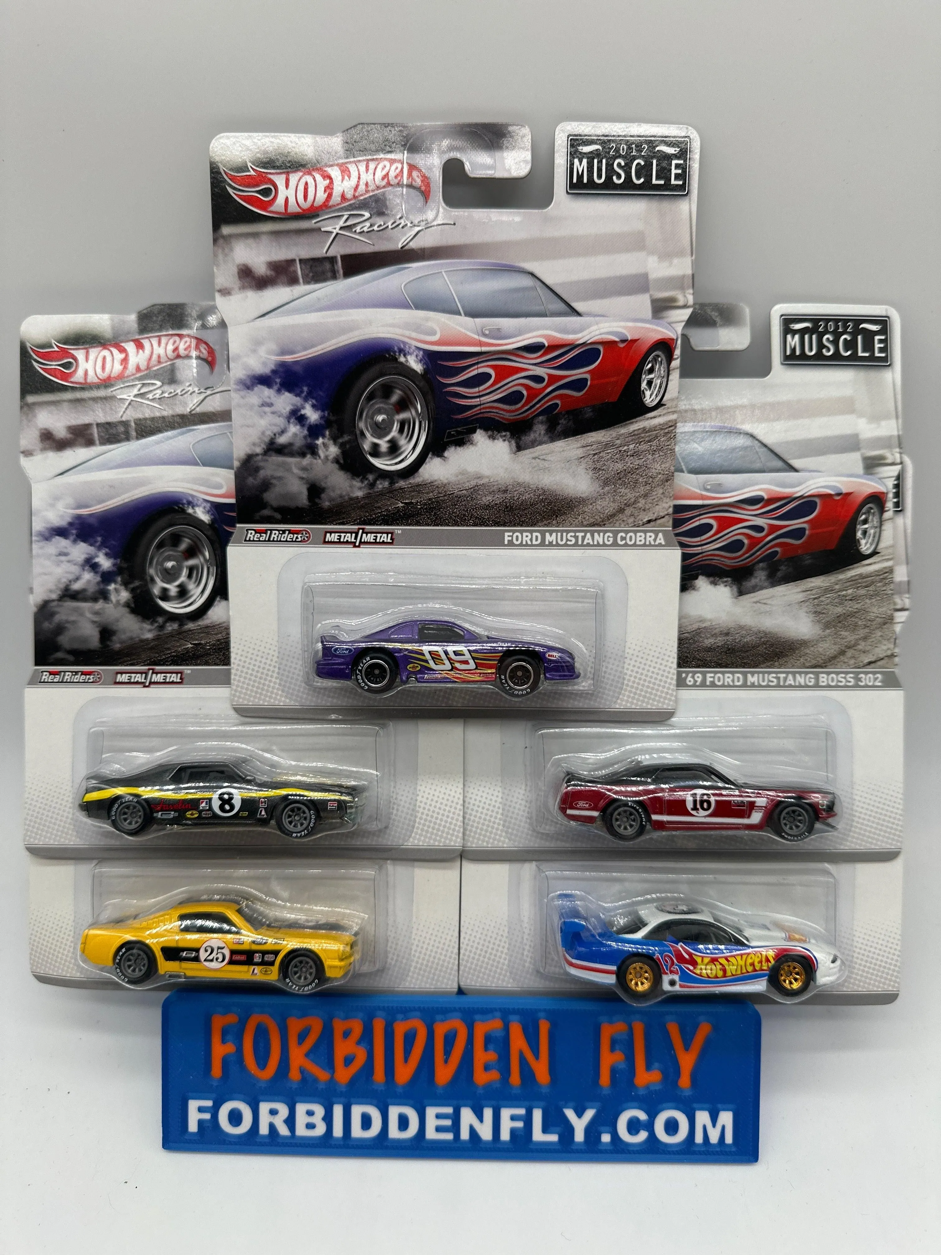 Hot Wheels Racing - 2012 MUSCLE Premium Series - Complete Set of 5