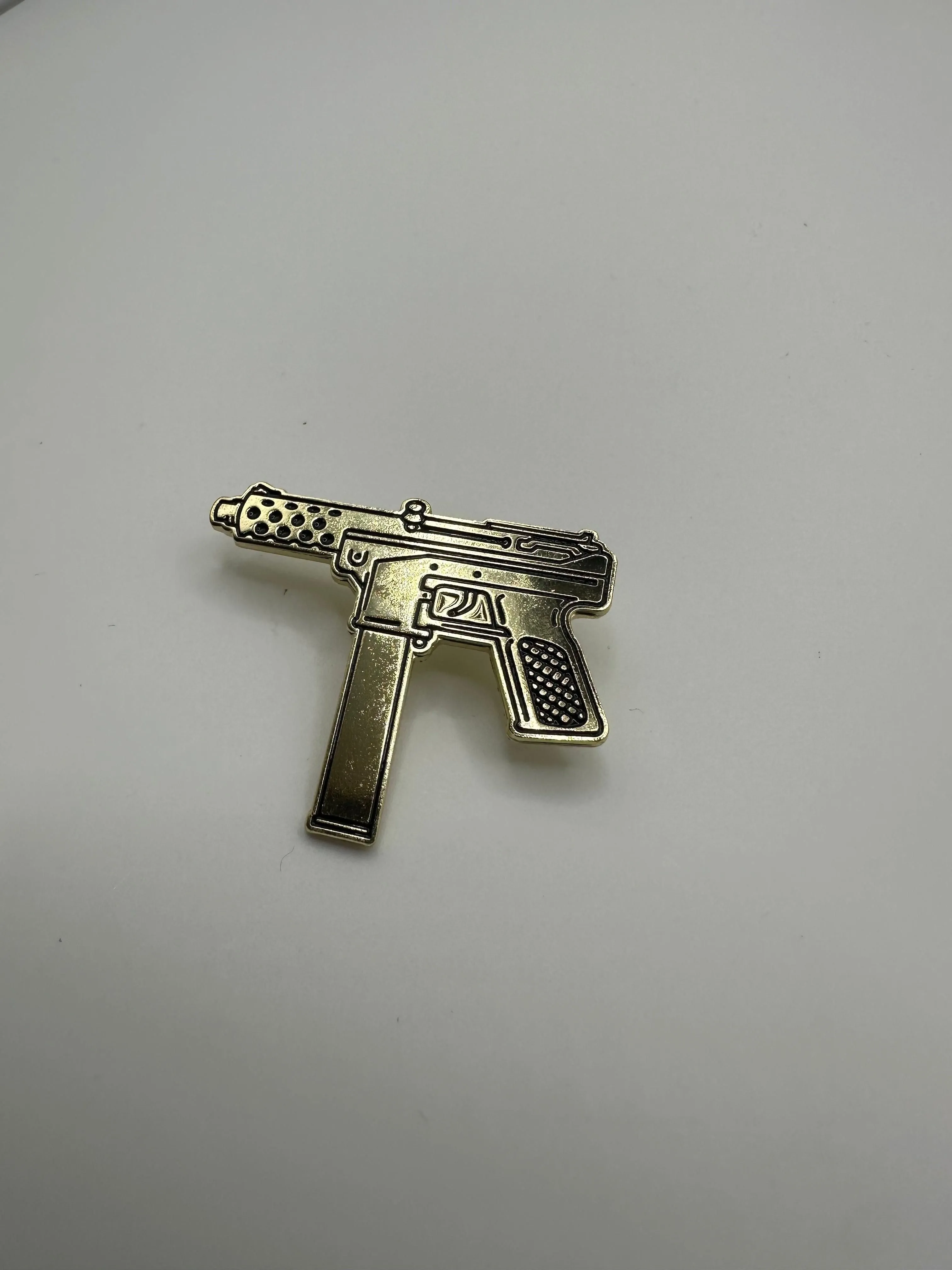 Uzi Submachine Gun Hat Pin