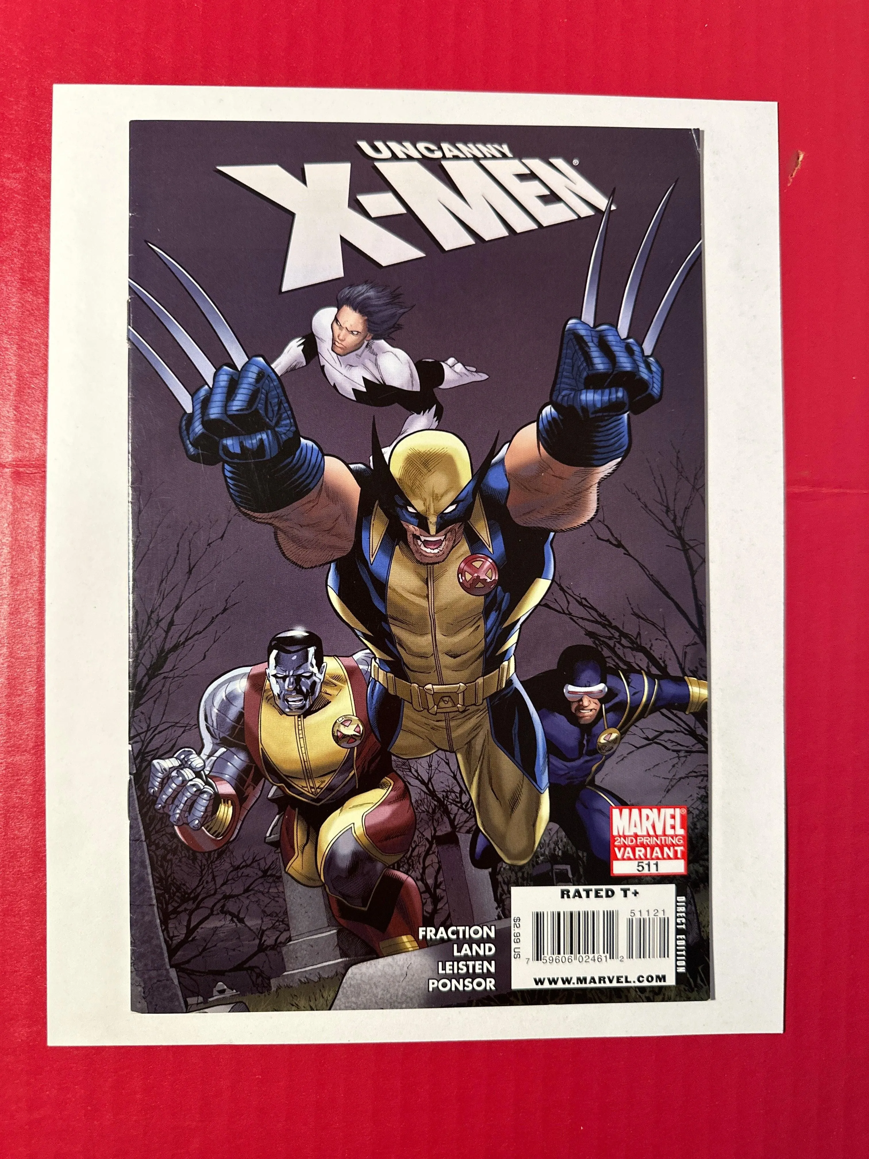 The Uncanny X-Men, Vol. 1 #511 (Marvel Comics 2009) 2nd Printing Greg Land