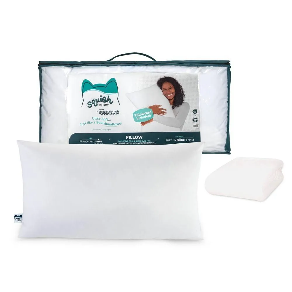 New without box - SquishPillow by Original Squishmallows King Firm Bed Pillow and Ultra
