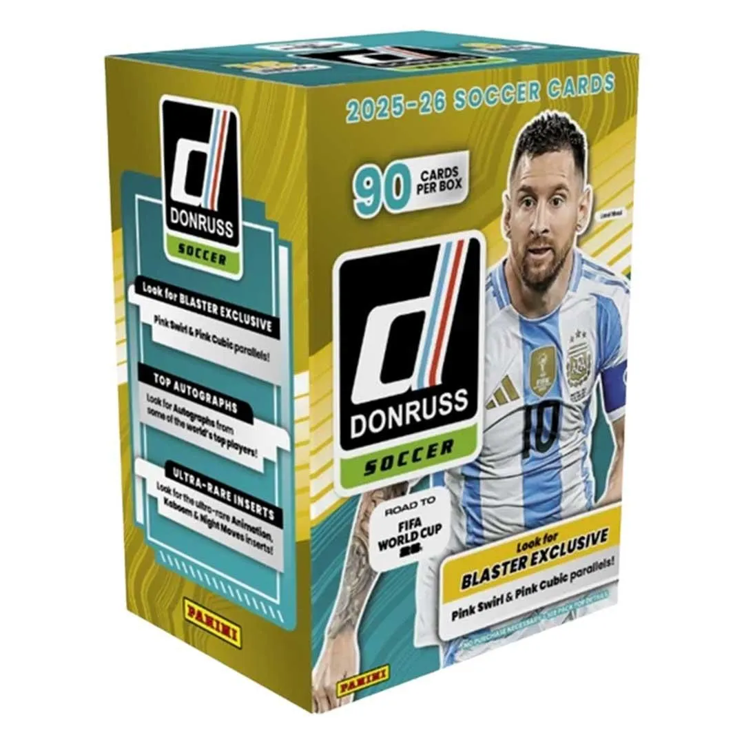 2025-26 Panini Donruss Road to FIFA World Cup Soccer Hobby Blaster Box