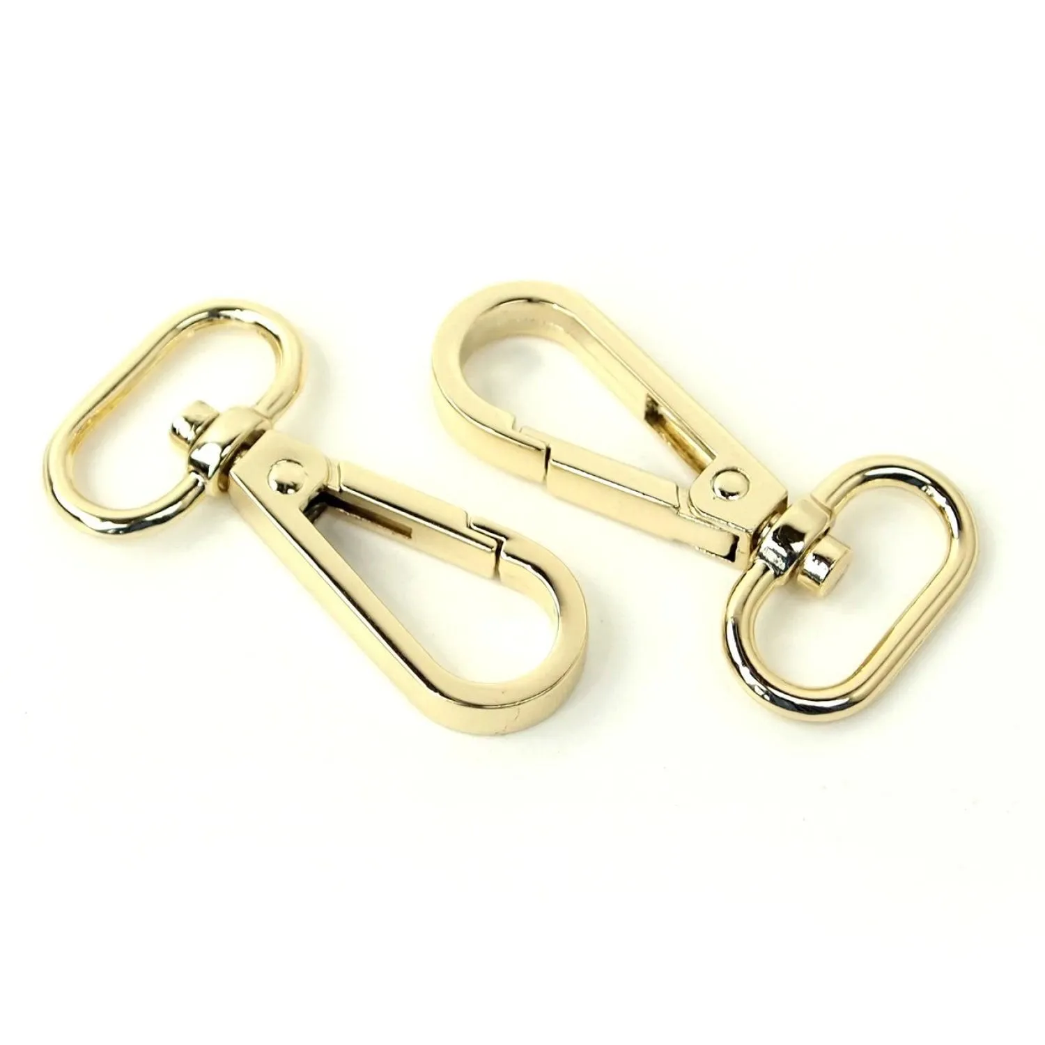 Gold 3/4in Swivel Hooks: 2pcs