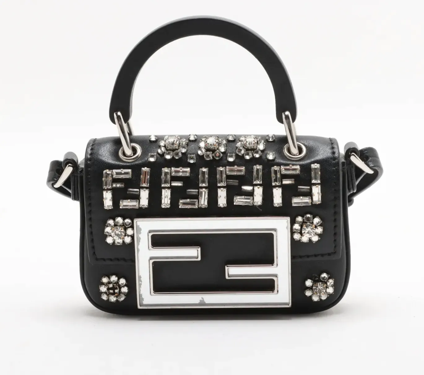 Fendi Nano Rhinestone Bag 0620-27