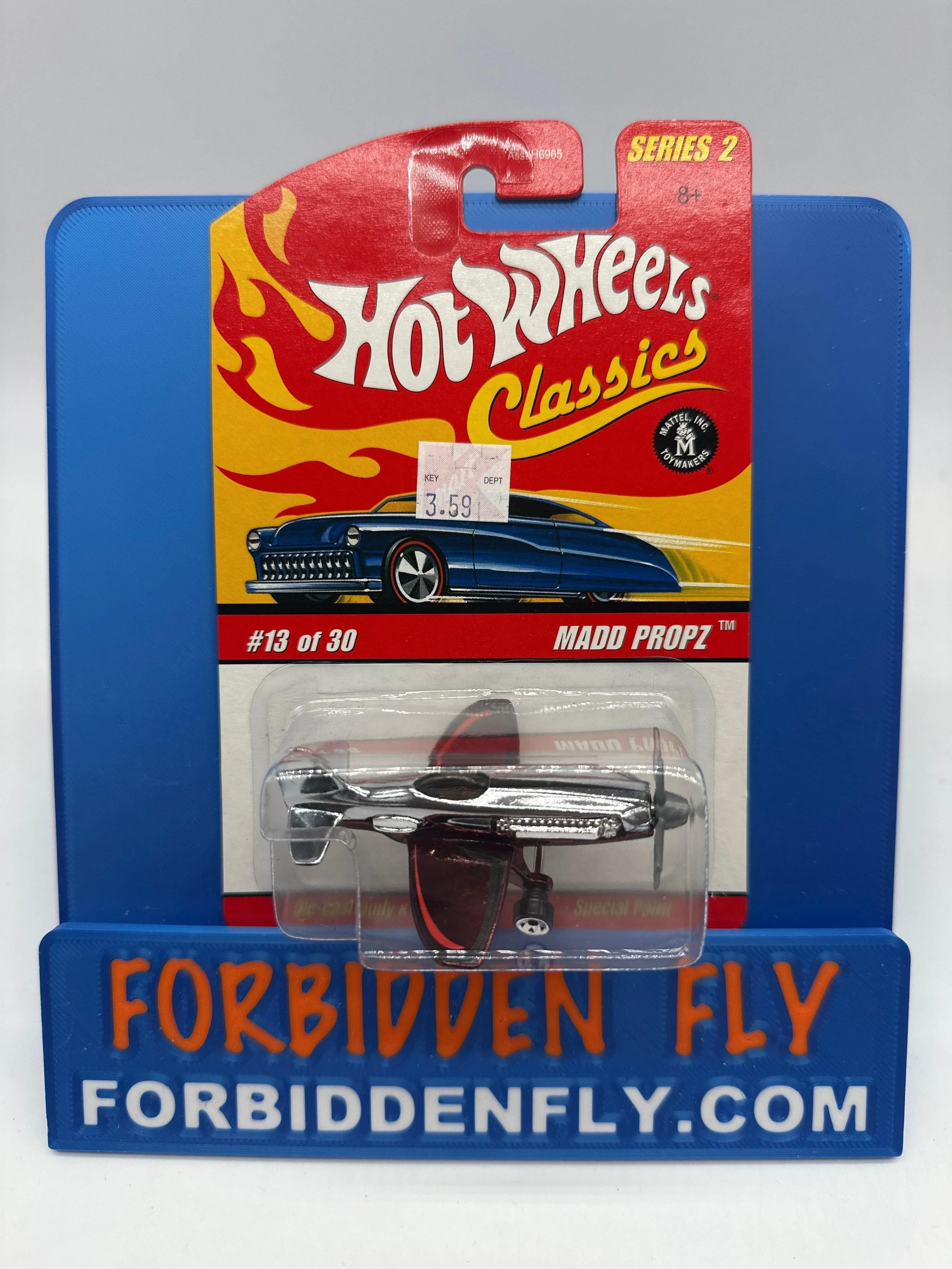 Hot Wheels Classics - Series 2 #13 of 30 - Red Madd Propz (Airplane)