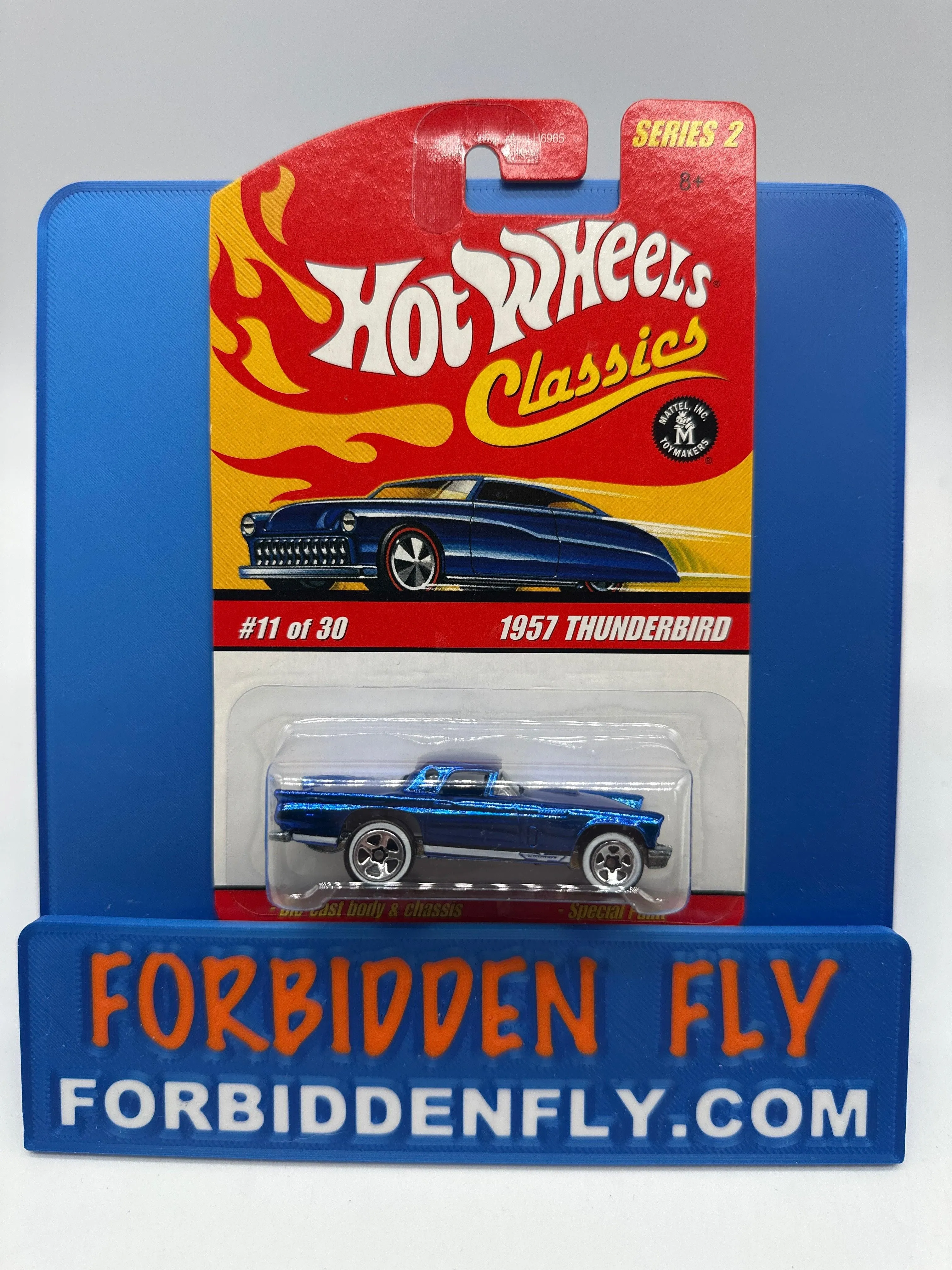 Hot Wheels Classics - Series 2 #11 of 30 - Blue 1957 Thunderbird