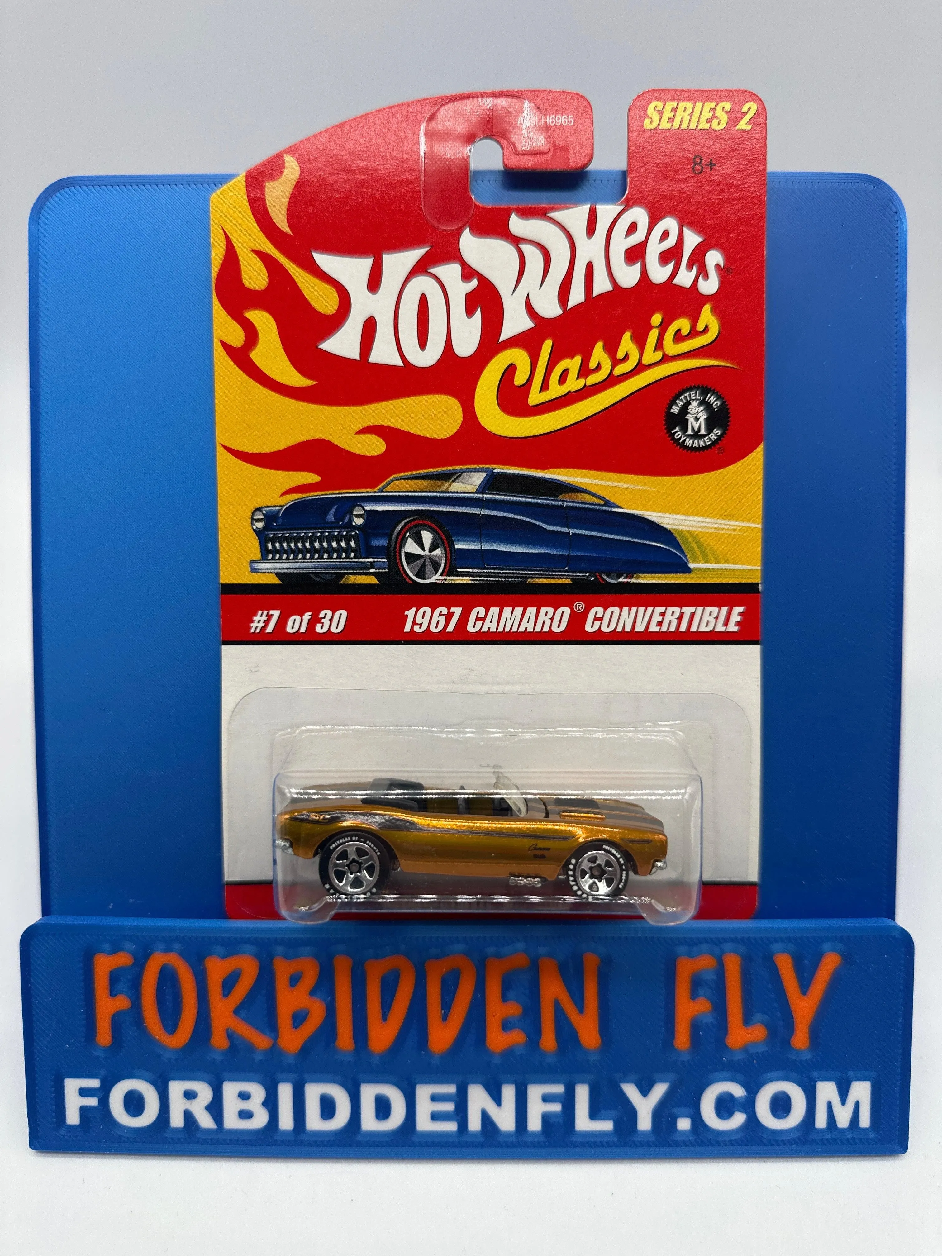 Hot Wheels Classics - Series 2 #7 of 30 - Gold 1967 Camaro Convertible