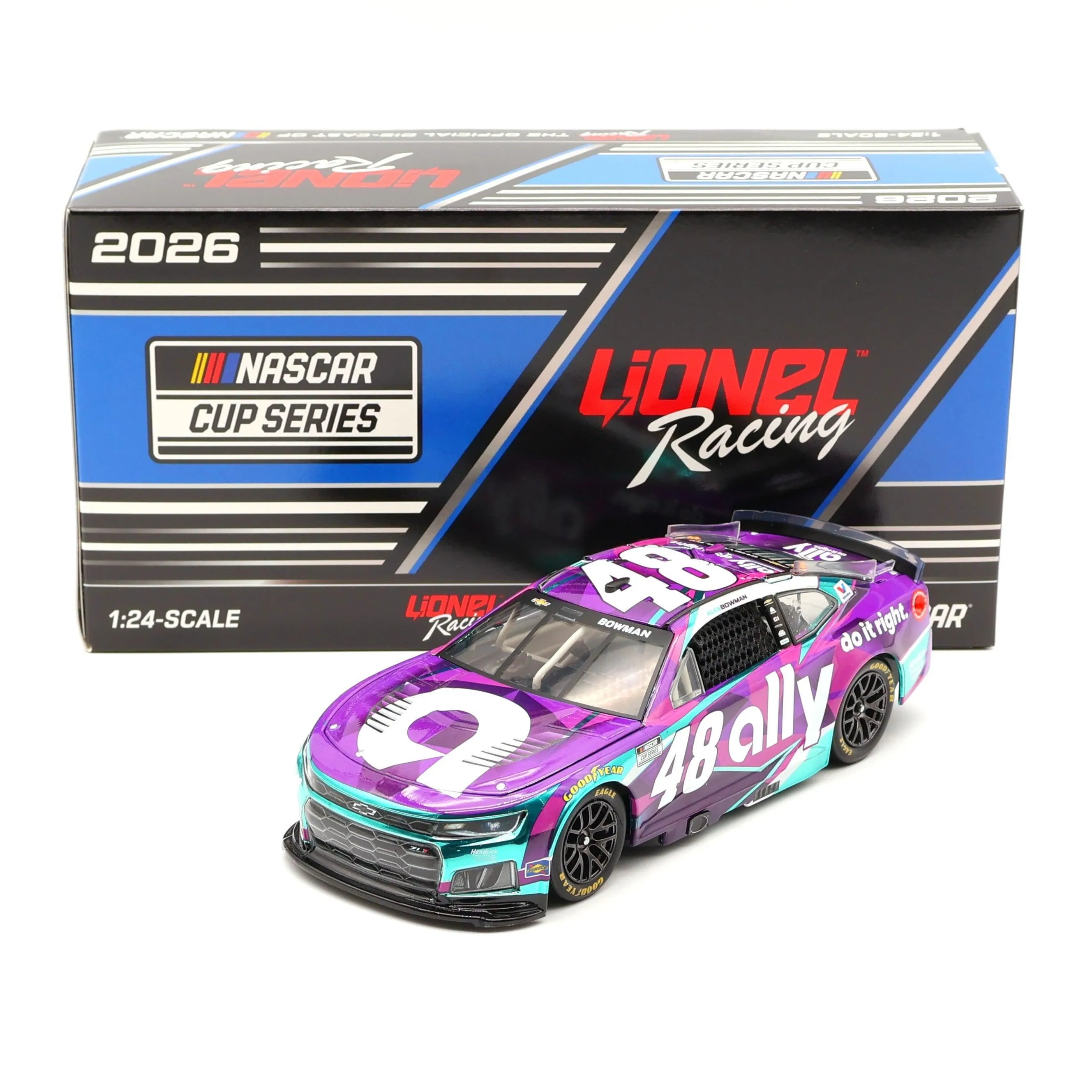 Alex Bowman 2026 Ally Color Chrome 1:24 Nascar Diecast