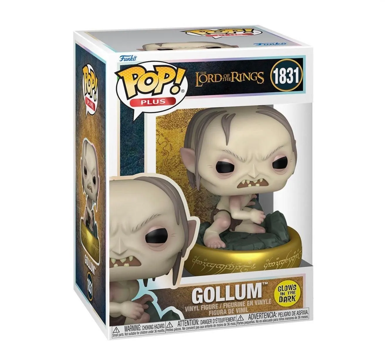 Funko Pop! Plus Movies Lord Of The Rings Gollum #1831 Glow