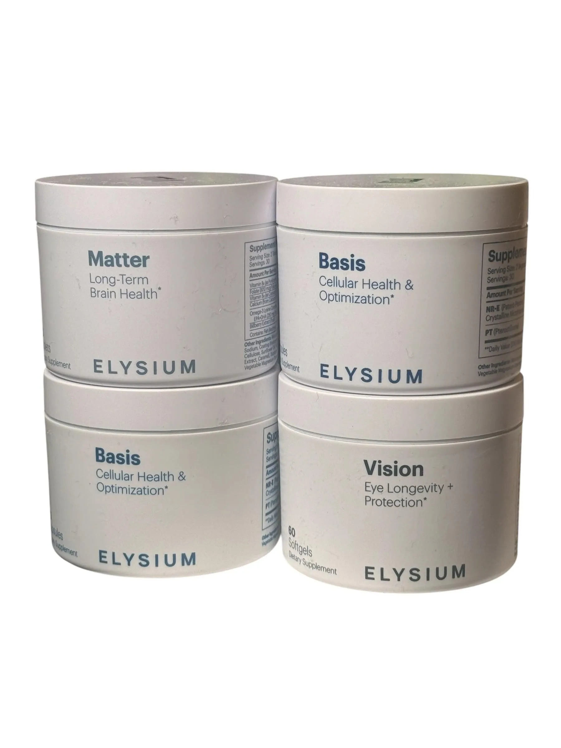 ELYSIUM HEALTH *combo BASIS,VISION,MATTER