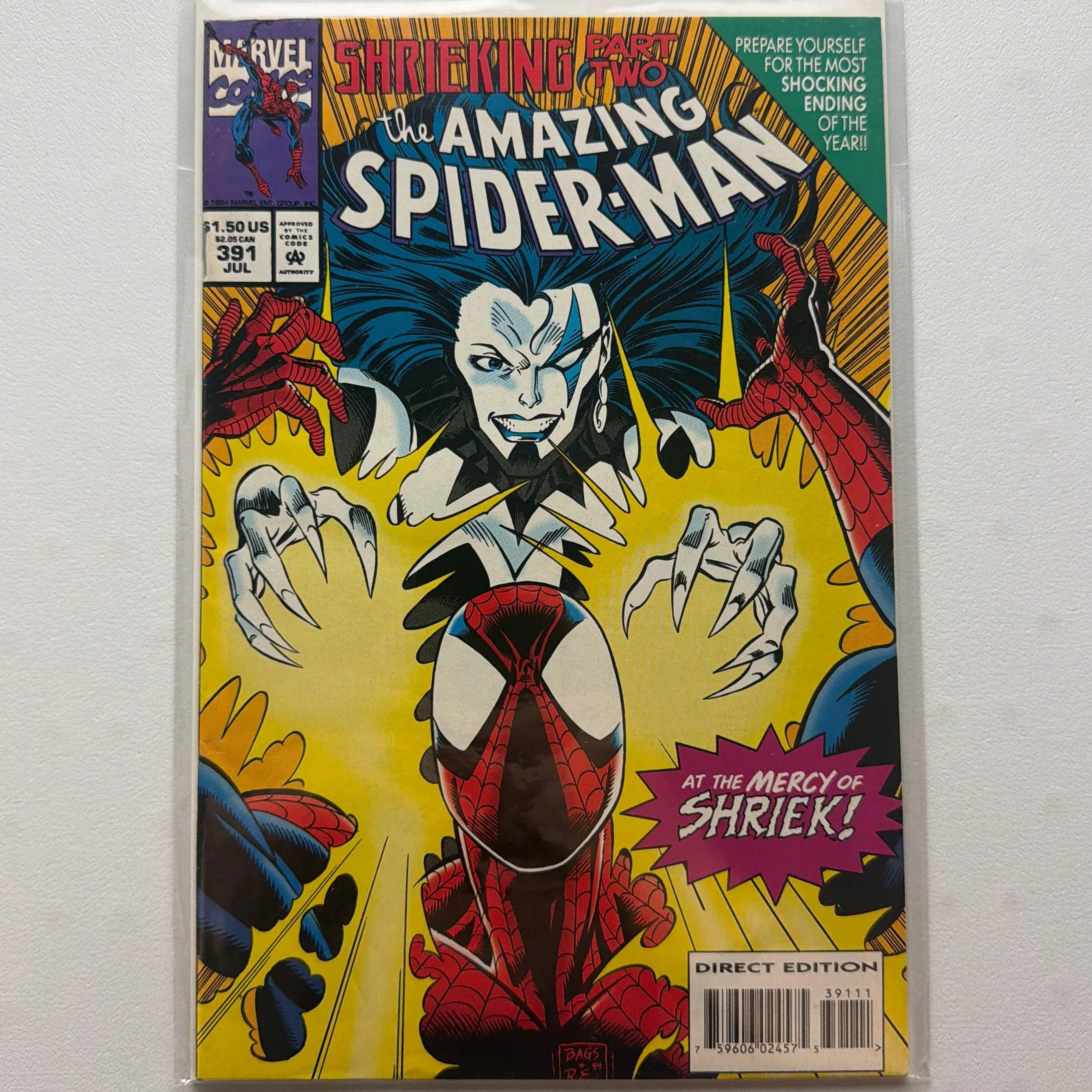 The Amazing Spider-Man #391 (VF+)