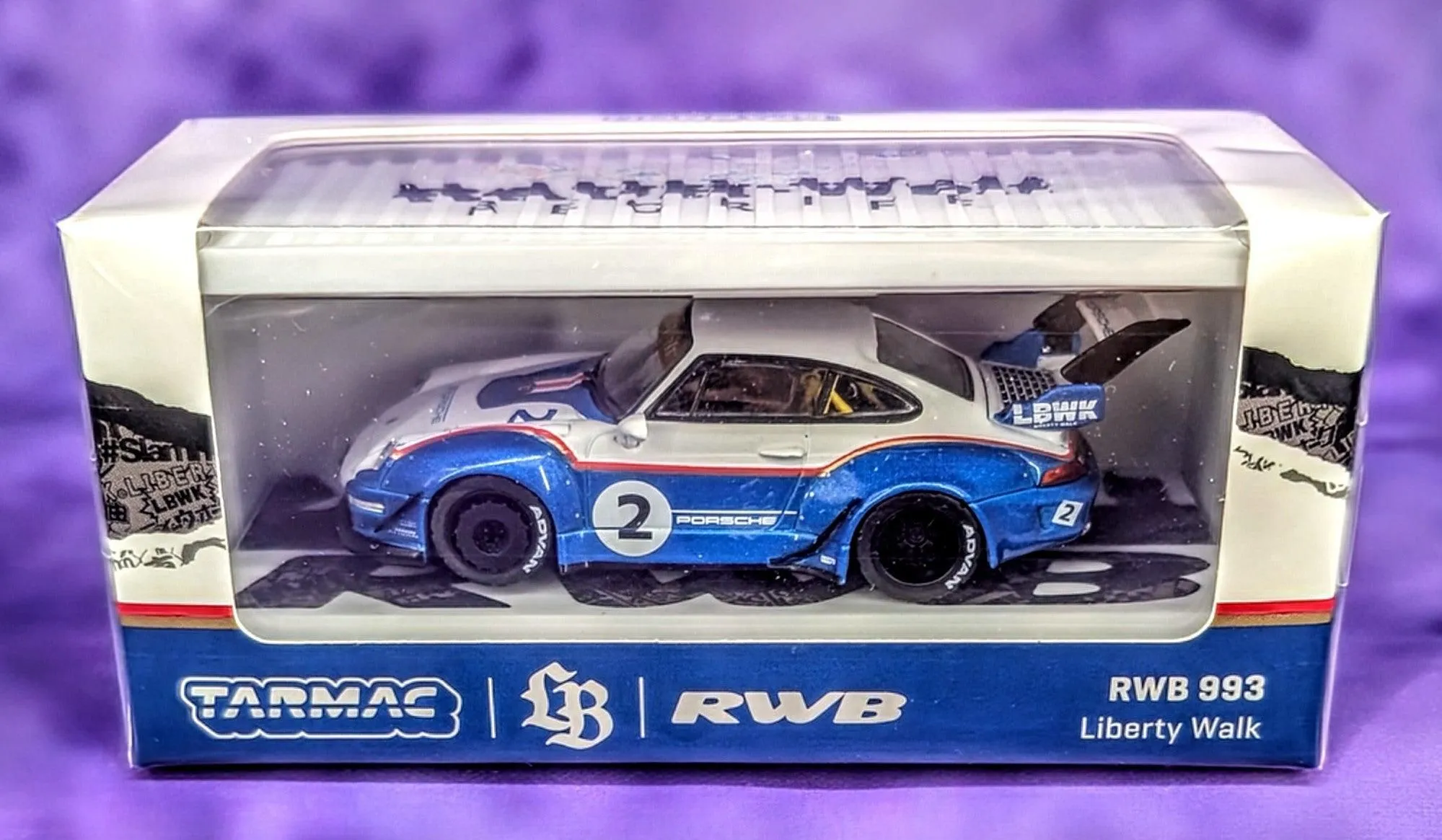 Tarmac Works RWB 993 Liberty Walk w/ Container - Hobby64 Series