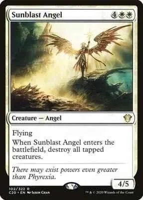 Magic: The Gathering - Commander 2020 - Sunblast Angel - Rare
