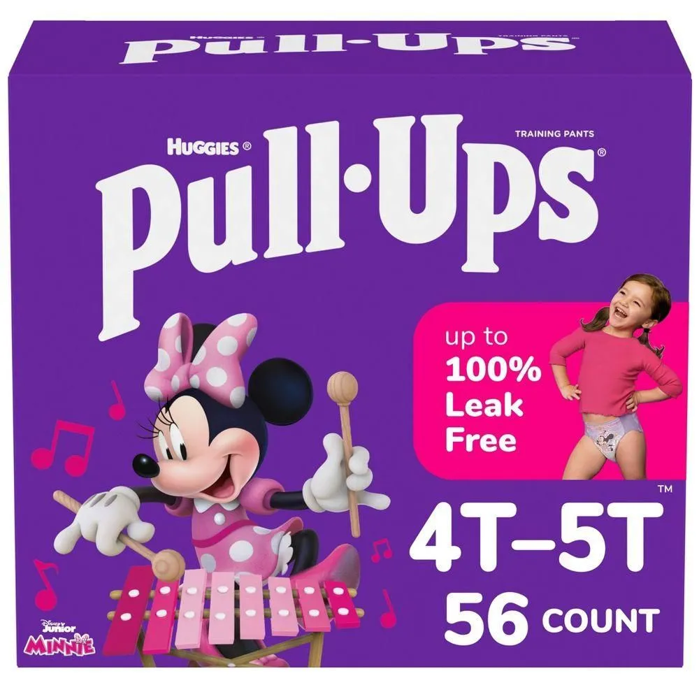 New without Tags - Size: 4T-5T - Pull-Ups Girls' Learning Designs Training Pants Econ+ Pack - Size 4T-5T -