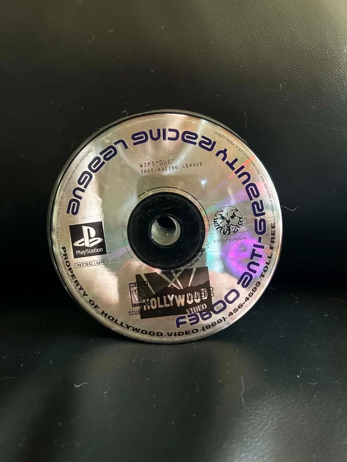 WipEout (Sony PlayStation 1, 1996) Video Game Disc Only
