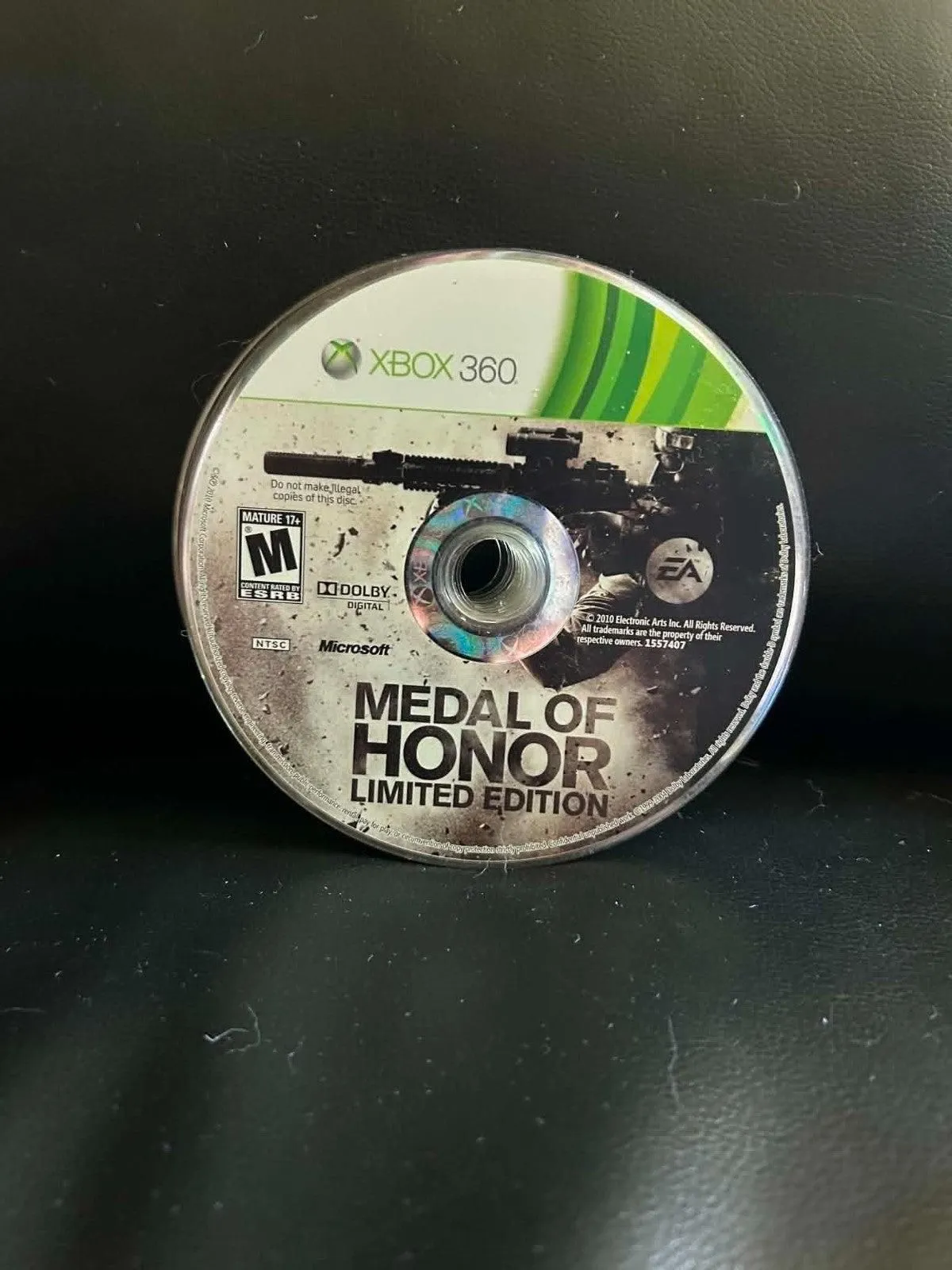 Medal of Honor Limited Edition (Microsoft Xbox 360, 2010) Video Game Disc Only